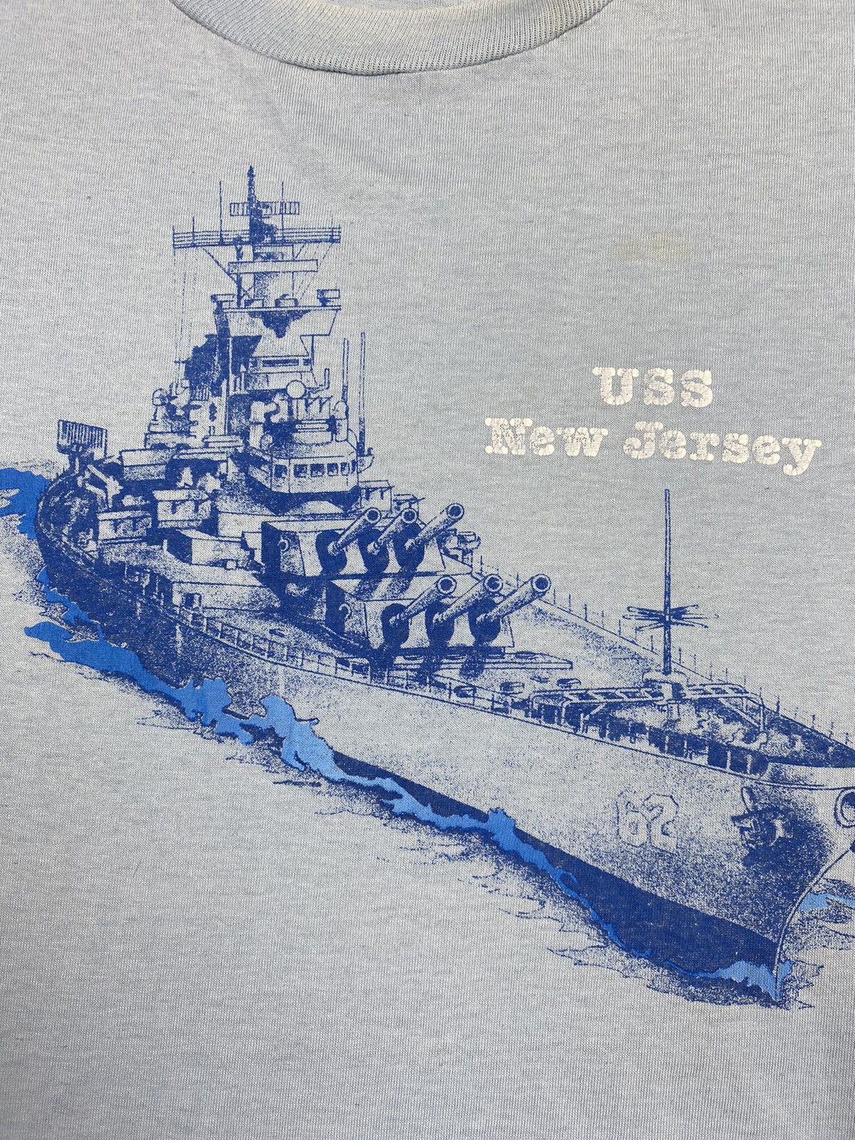 Vintage Vintage Uss New Jersey Made In USA Size US XXL / EU 58 / 5 - 6 Thumbnail