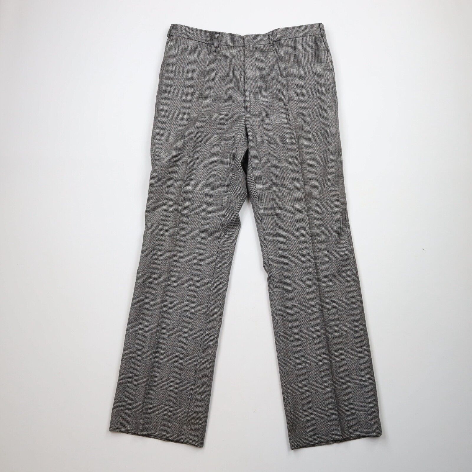 Vintage Vintage 70s Streetwear Wool Houndstooth 2 Piece Suit Size 44R - 12 Thumbnail