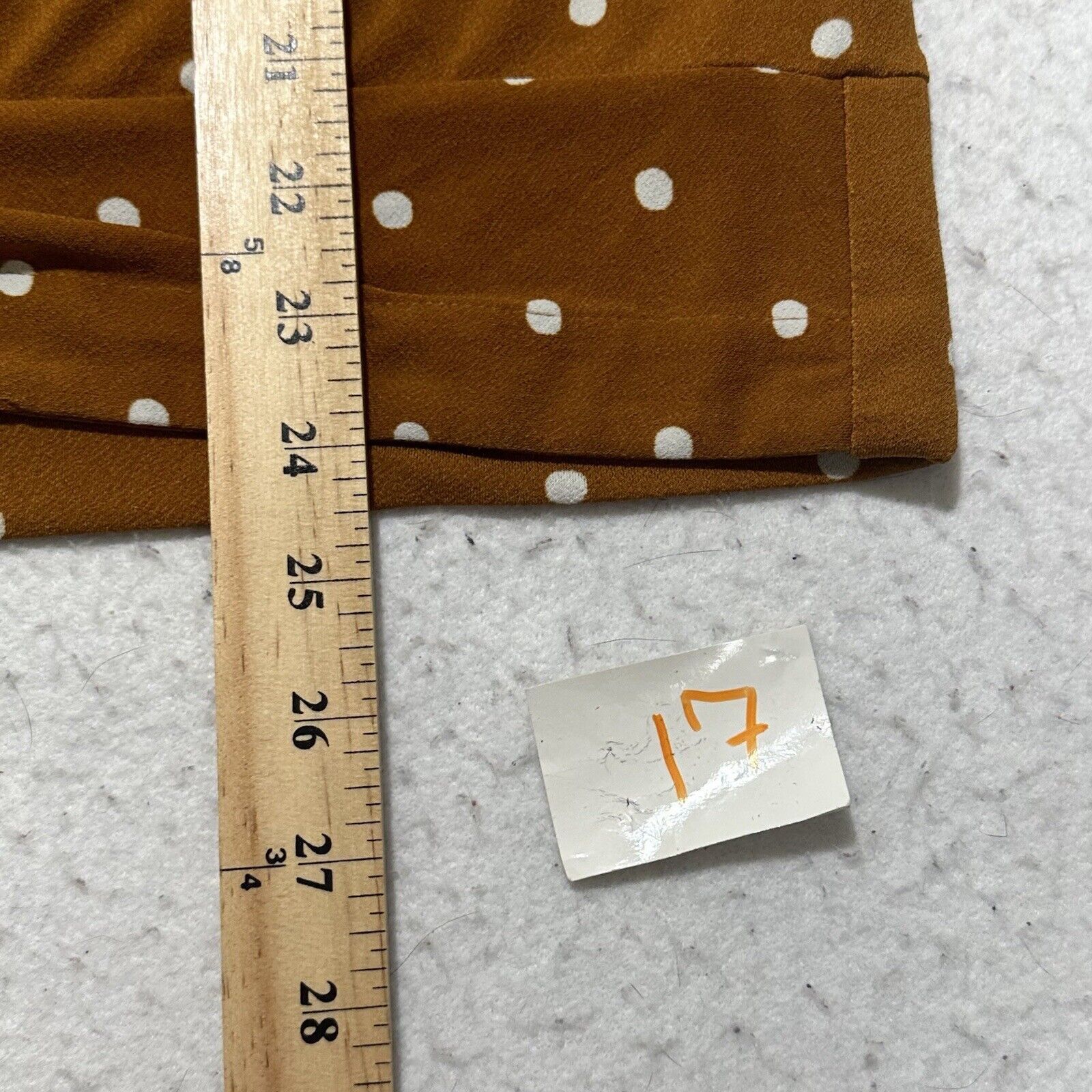 Other Flower & Feather 2X Yellow Polka Dot V-Neck Blouse Tie Front Size XXL / US 16-18 / IT 52-54 - 10 Thumbnail