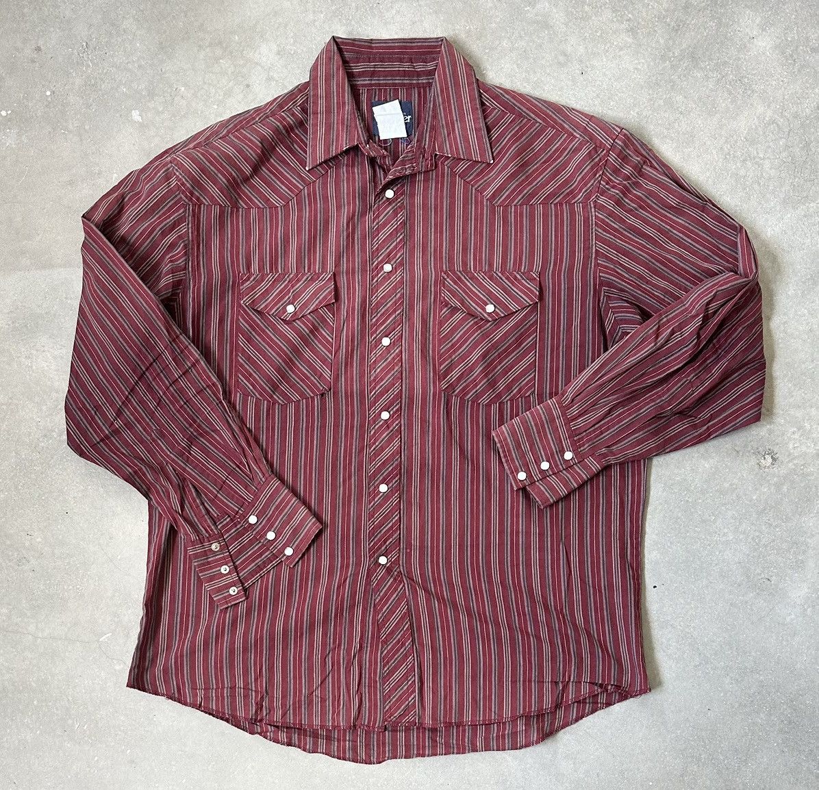 Wrangler VINTAGE WRANGLER WETERN PEARL SNAP BUTTON SHIRT Size US L / EU 52-54 / 3 - 1 Thumbnail