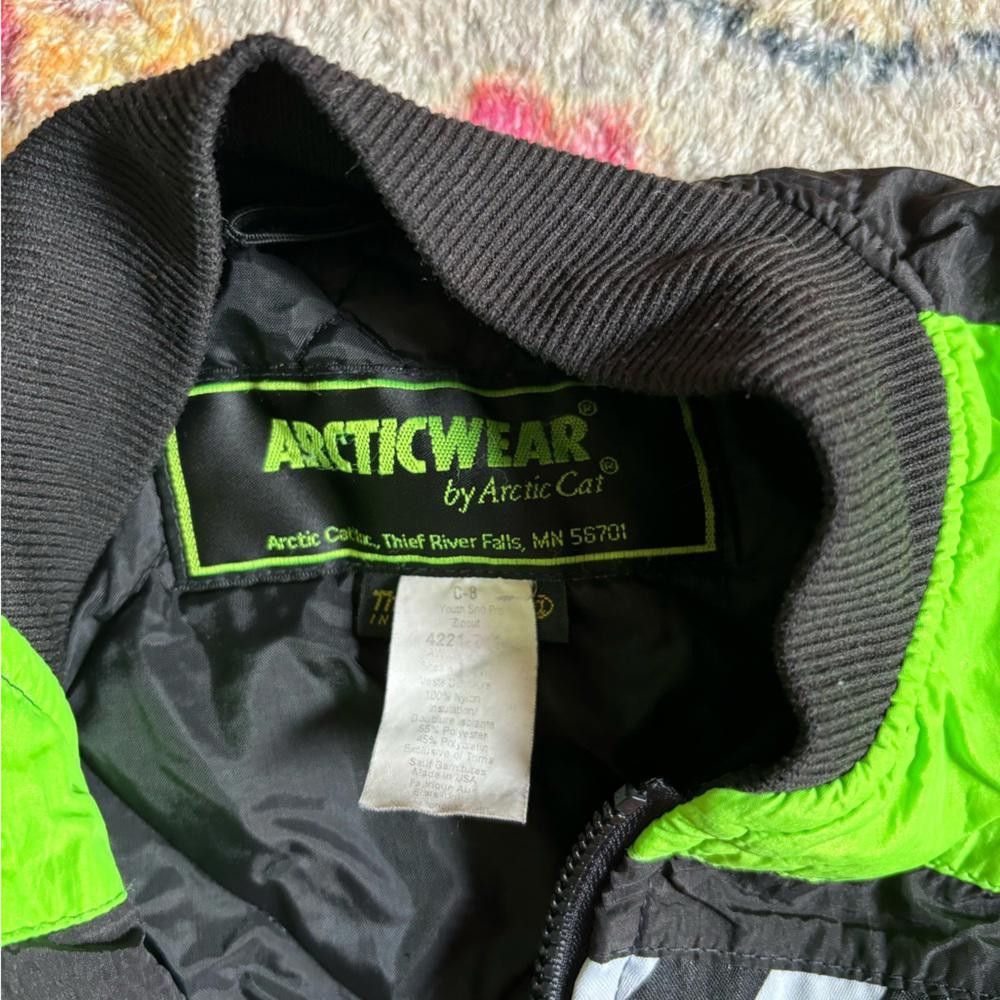 Designer Arctic Cat Vintage Children's Snowmobile Jacket - Size 8 Size US XXS / EU 40 - 3 Thumbnail