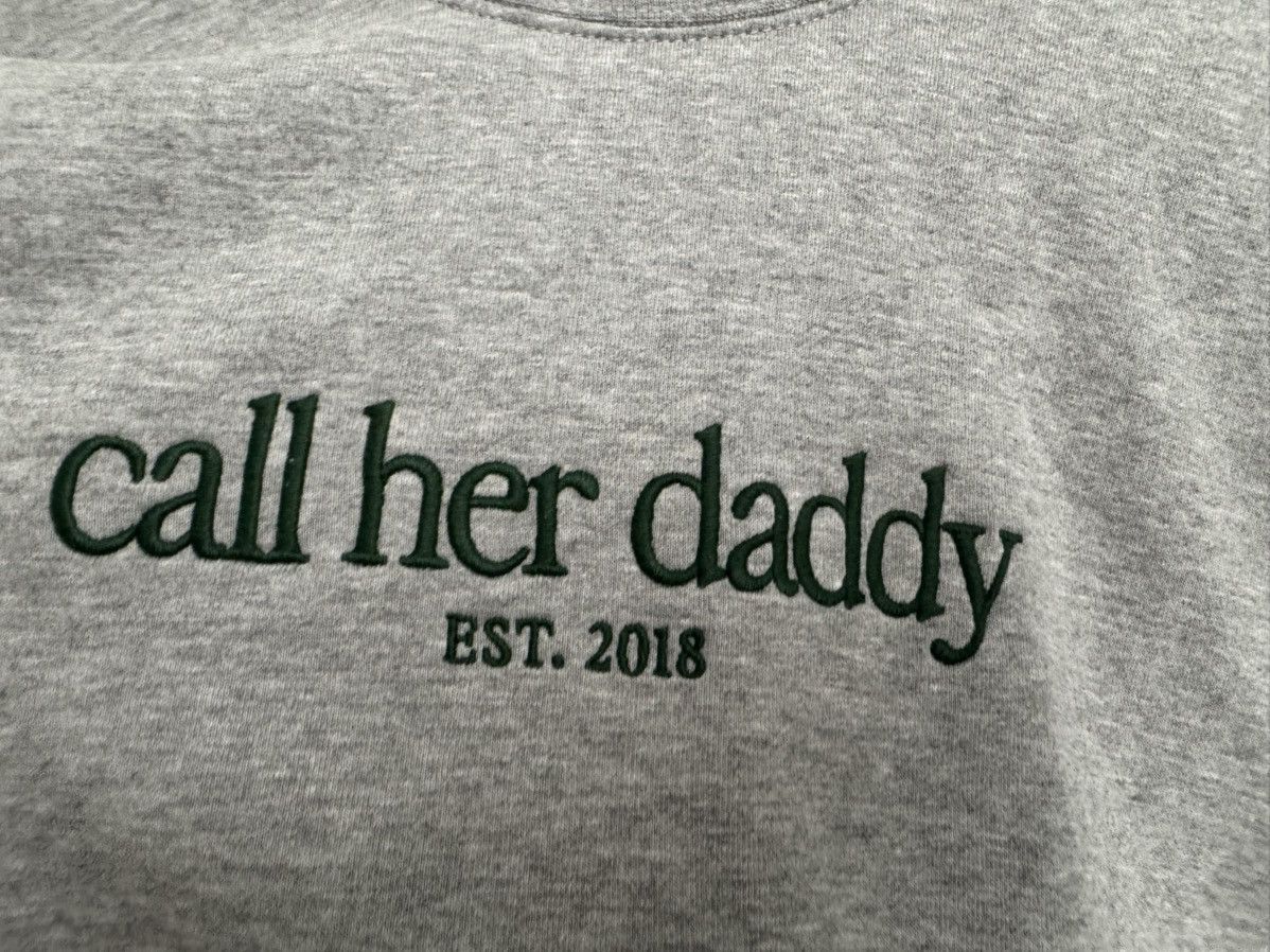 Sporty & Rich call her daddy 2018 heather barstool sports embroidered crew Size S / US 4 / IT 40 - 9 Thumbnail