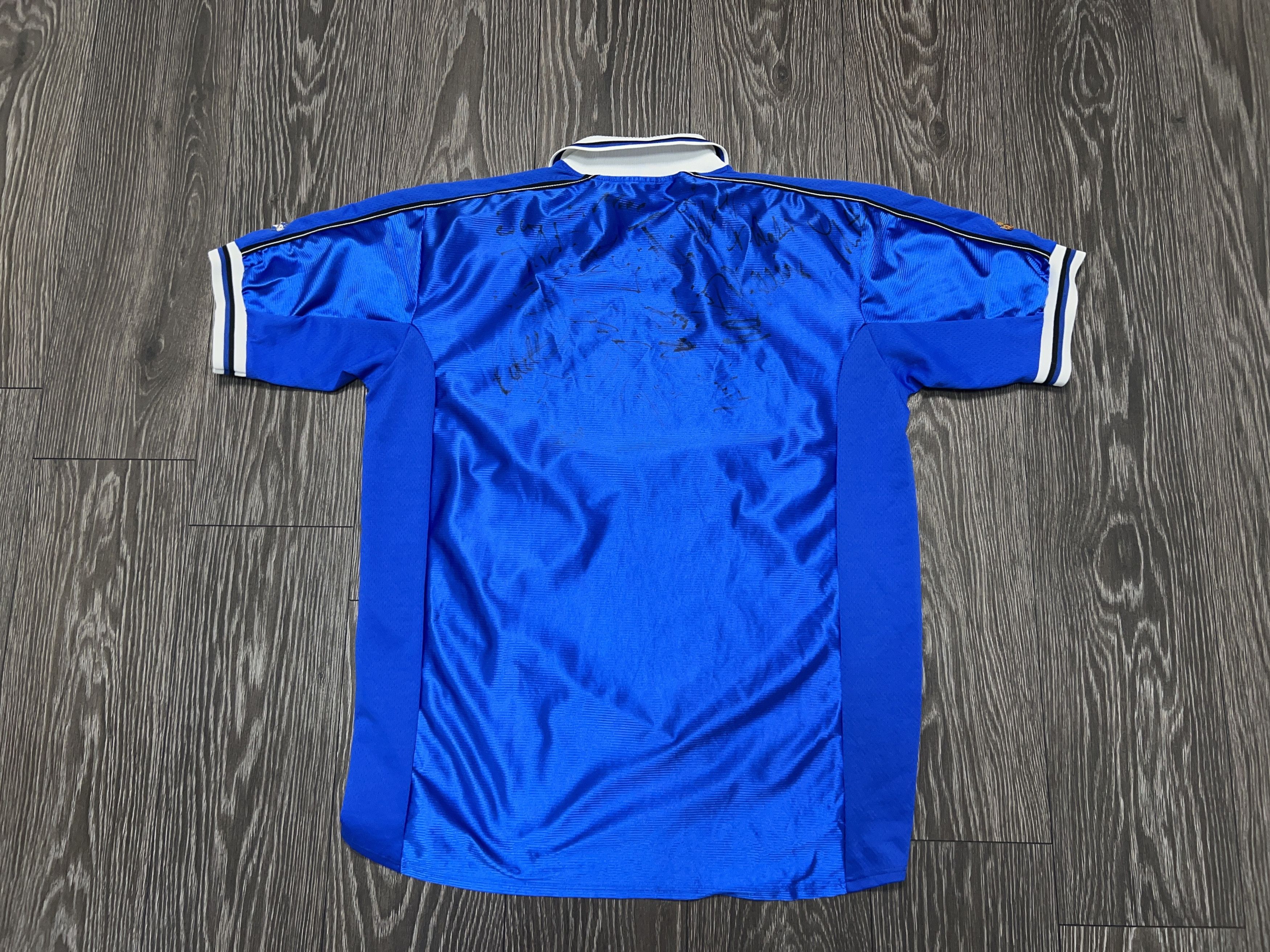 Other Jako Karlsruher SIGNED Autograph 2000 Football Shirt Jersey Size US XXL / EU 58 / 5 - 13 Thumbnail