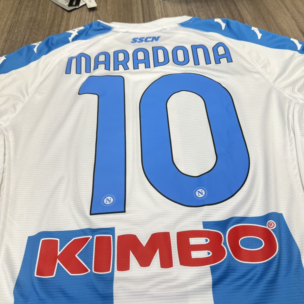 Kappa Napoli 20/21 player issue special shirt #10 Maradona (bnwt) Size US XL / EU 56 / 4 - 7 Thumbnail