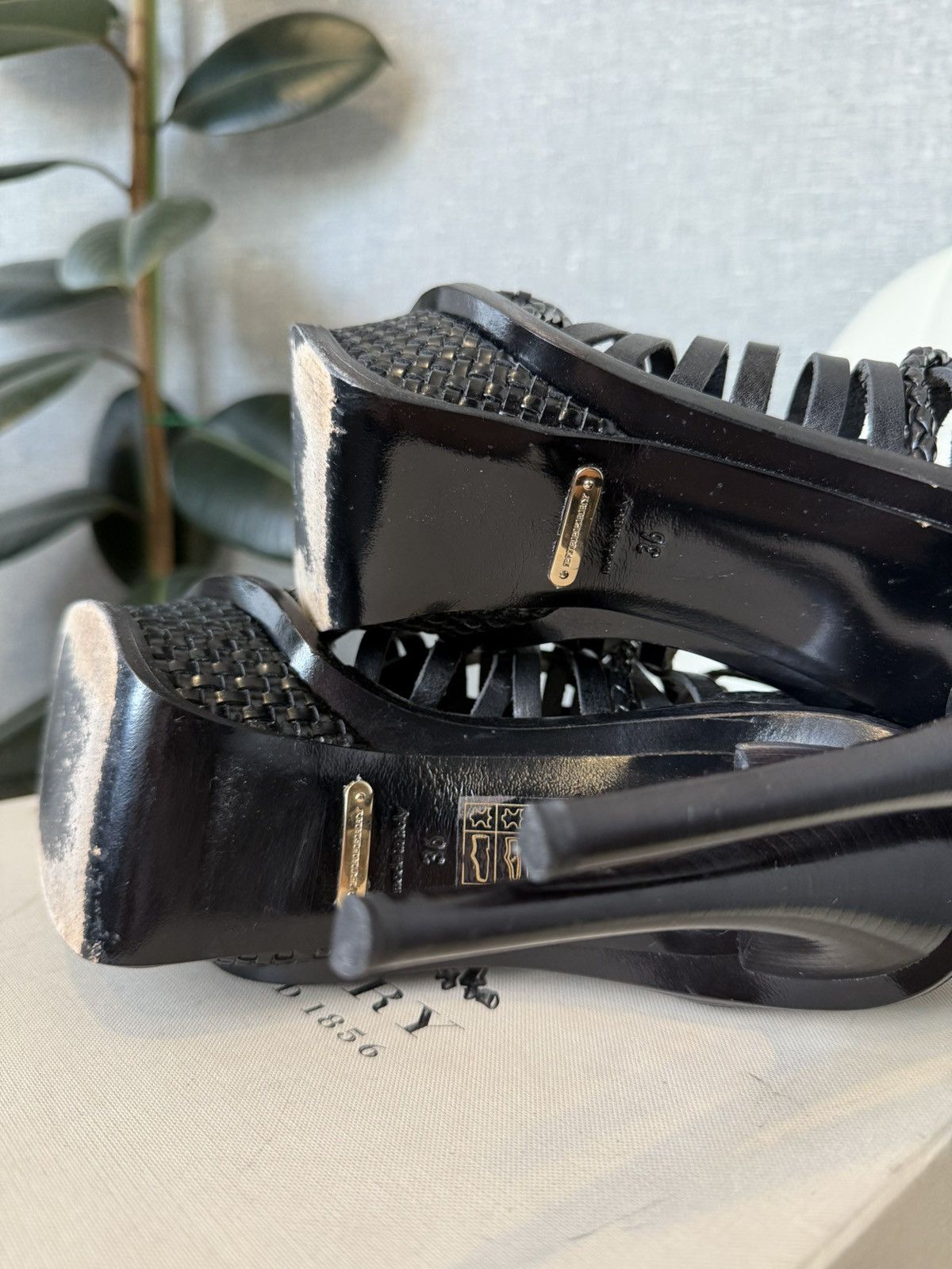 Burberry Burberry Braid Plaits Ryder 140 Platform High Heel Sandals Size US 6 / IT 36 - 21 Thumbnail