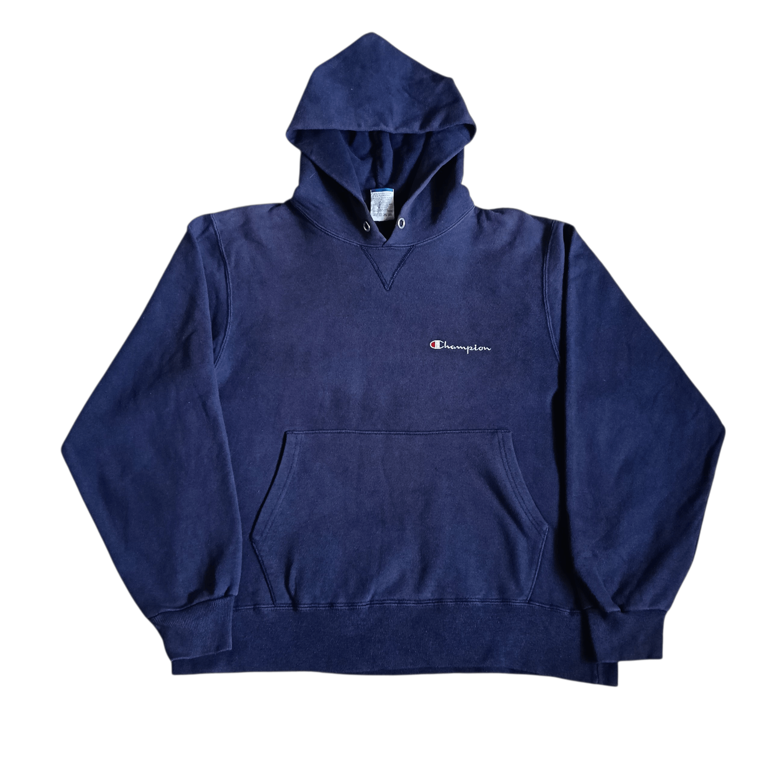 Champion Vintage 90s Champion Hooded Logo Embroidery Sweatshirt Size US M / EU 48-50 / 2 - 1 Thumbnail