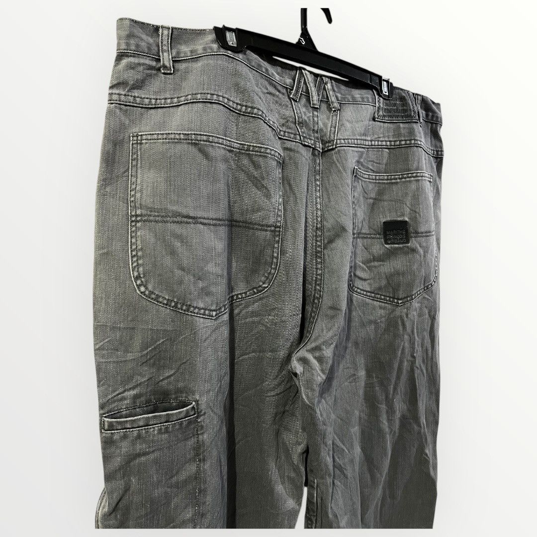 Designer × Marithe + Francois Girbaud Marithe Francois Girbaud Grey Loose Fit Baggy Jeans Size US 42 / EU 58 - 3 Thumbnail