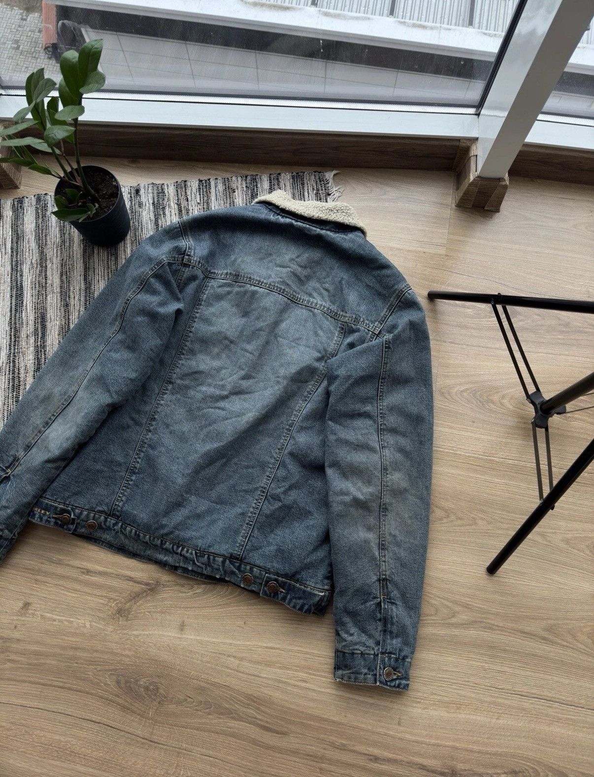 Oakley Oakley Software Vintage 90s Sherpa Y2K Denim ButtonUp Jacket Size US M / EU 48-50 / 2 - 5 Thumbnail