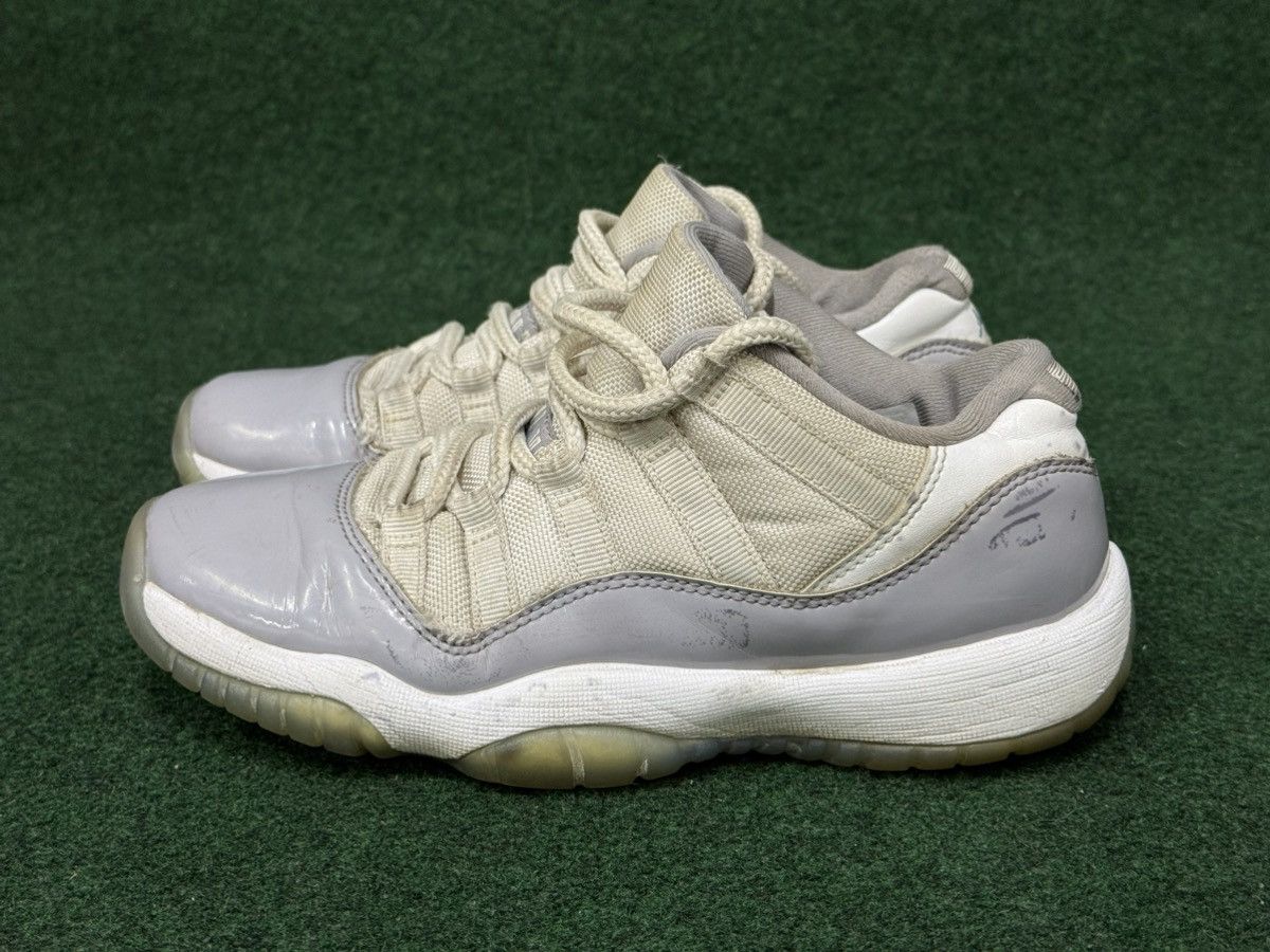 Jordan Brand Air Jordan 11 Retro Low Cement Gray 528896-140 Size US 5.5 / EU 38 - 1 Thumbnail