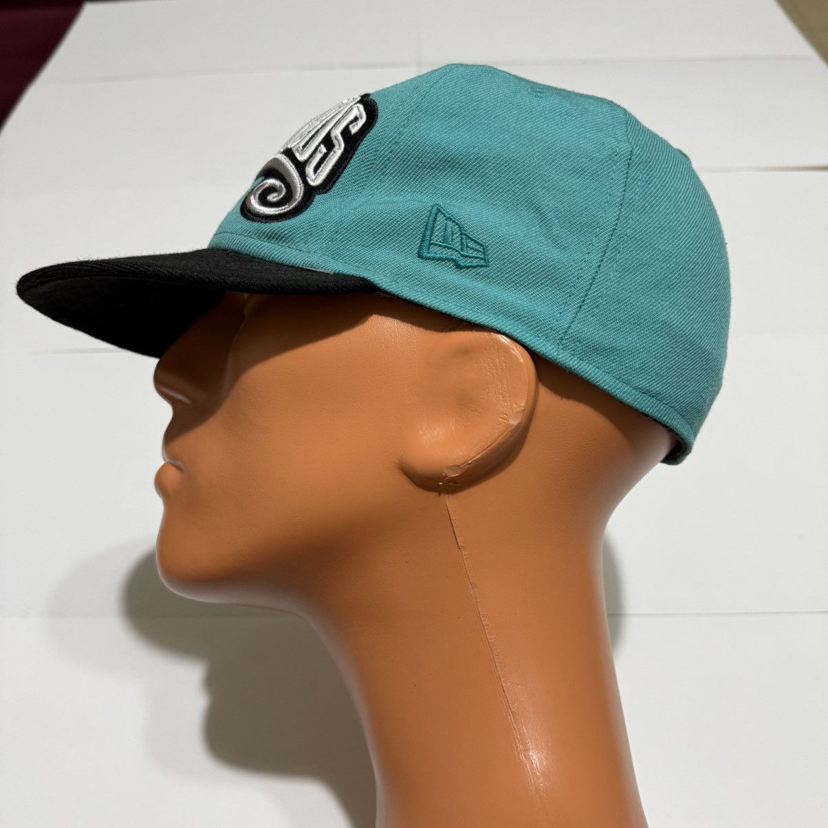 New Era × The Hundreds The Hundreds New Era Adjustable Snap Back Blue Black Hat Cap Size ONE SIZE - 4 Thumbnail