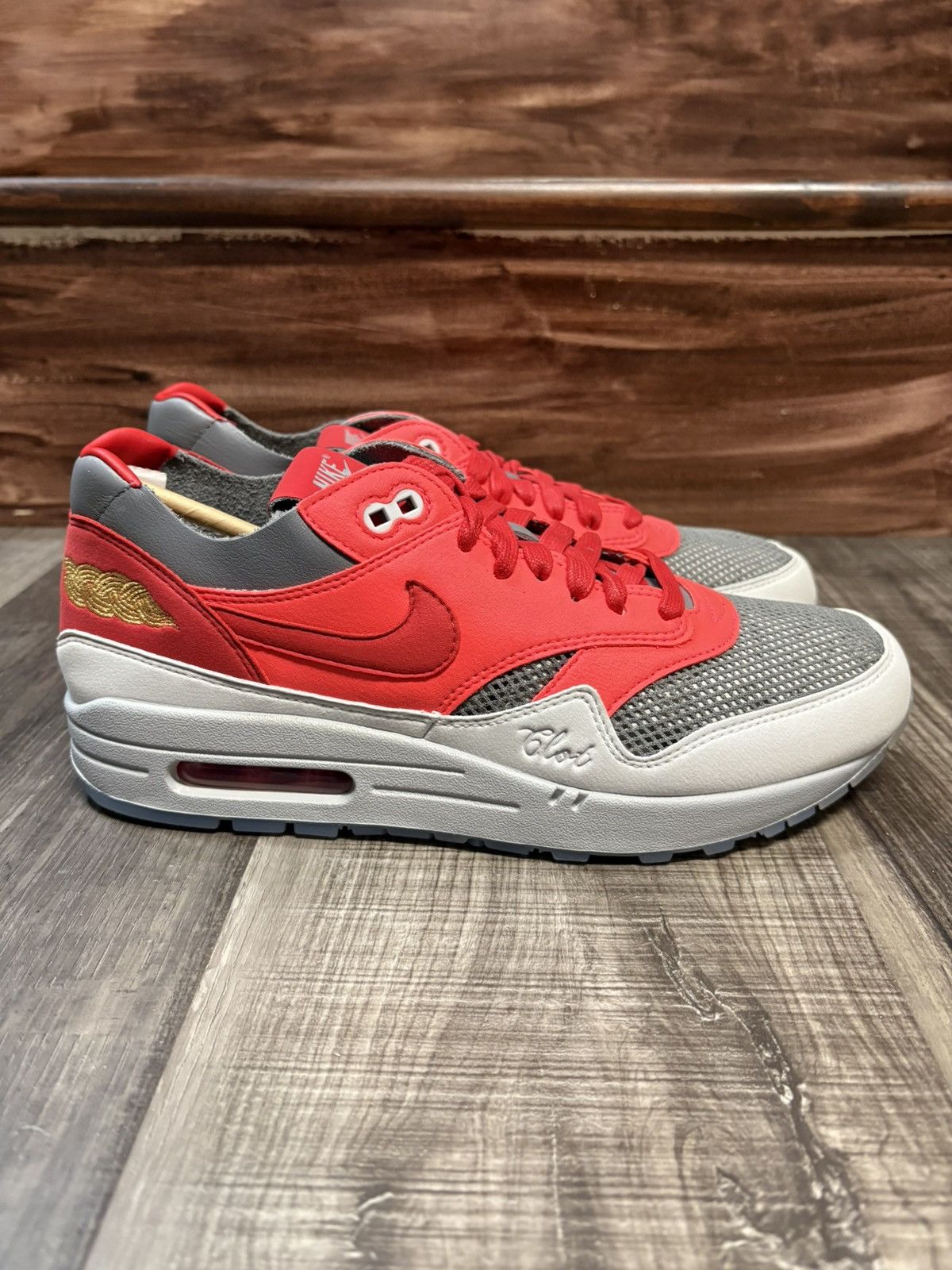 CLOT × Nike Nike Air Max 1 Clot Solar Red size 9 Size US 9 / EU 42 - 2 Thumbnail