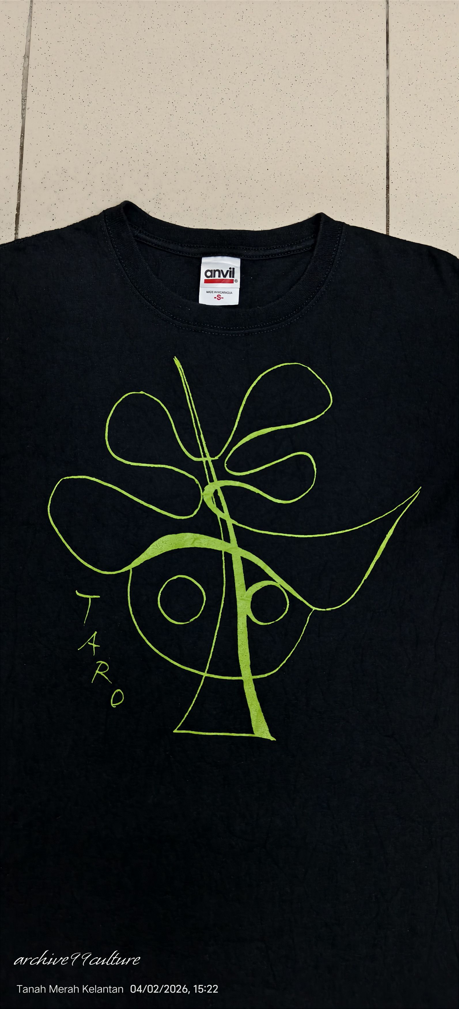 Other VINTAGE Taro Okamoto "Abstract Face" Art Tee - Anvil Tag Size US S / EU 44-46 / 1 - 6 Thumbnail