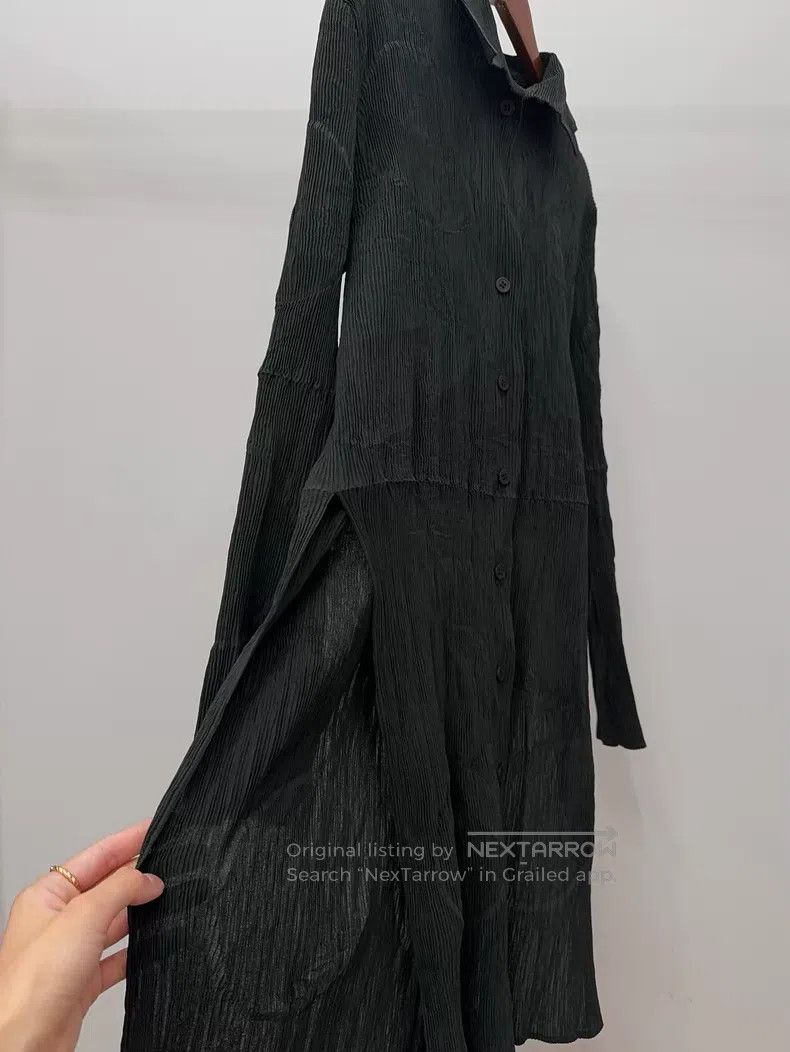 Issey Miyake Issey Miyake Bamboo Circle Geometric Coat Size L / US 10 / IT 46 - 6 Thumbnail
