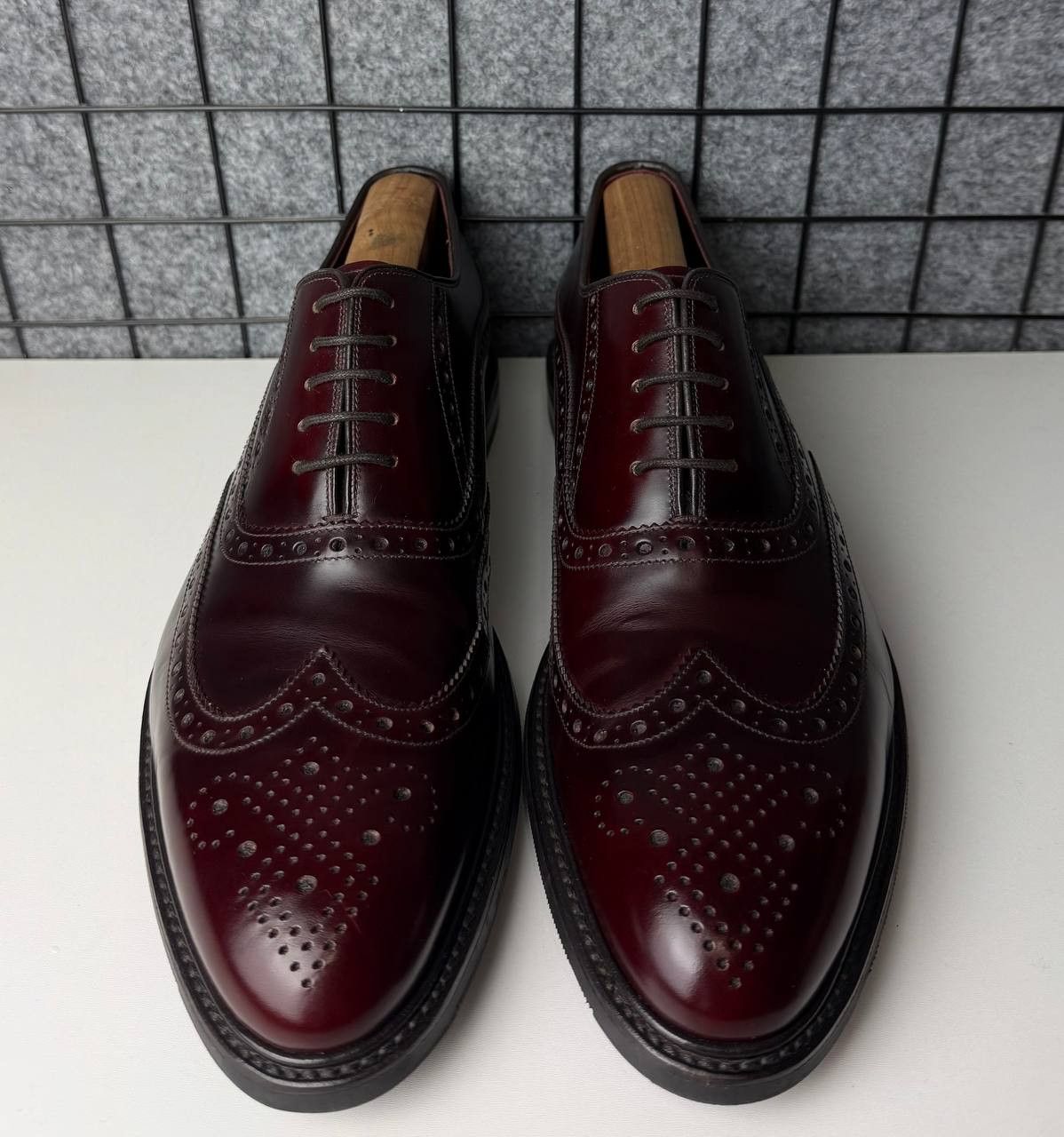 Loake Loake 1880 Demon Burgundy Leather Brogue Size US 11.5 / EU 44-45 - 2 Thumbnail