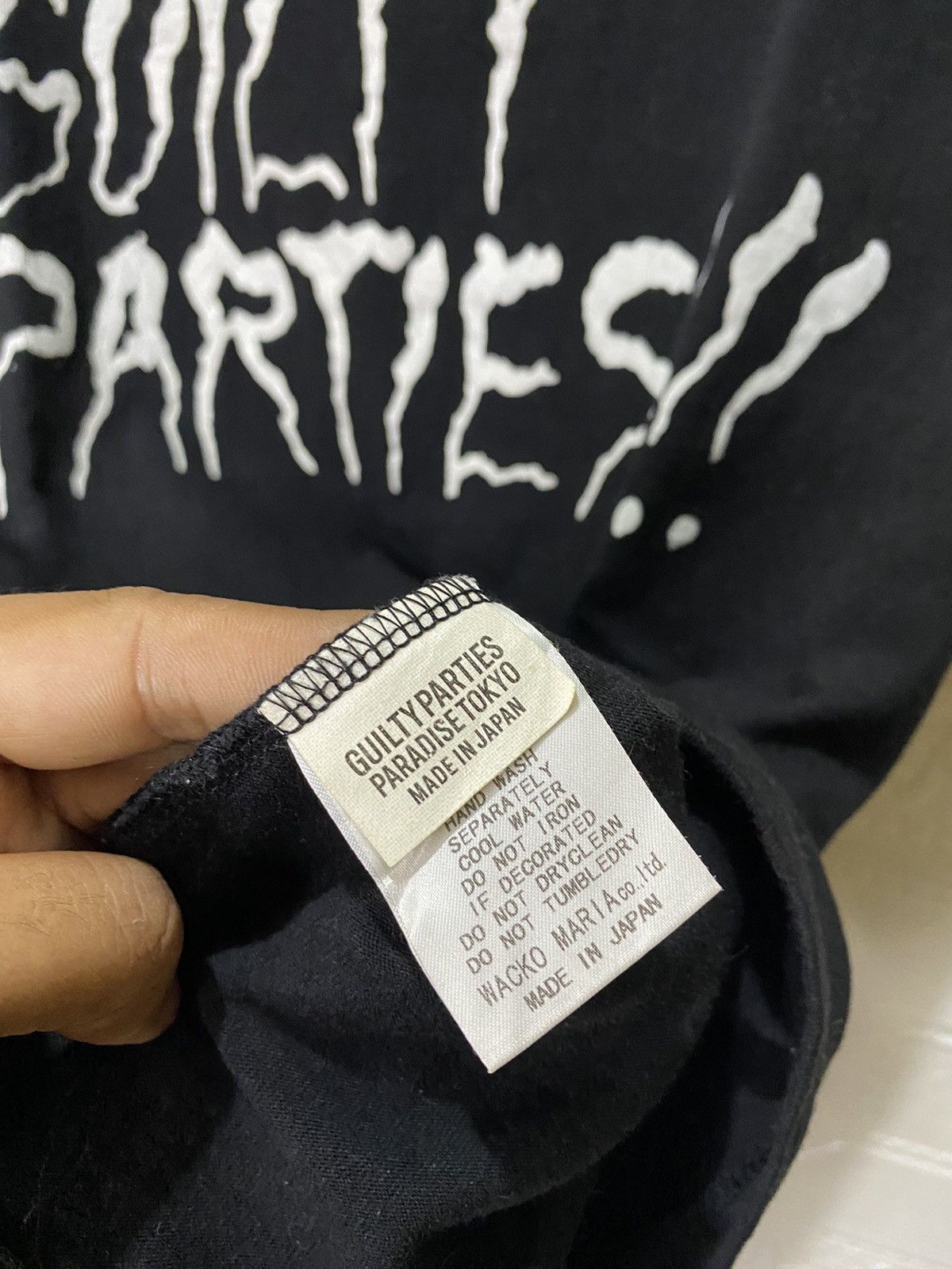 Japanese Brand × Wacko Maria Guilty Parties WackoMaria Neck Face Tshirt Size US M / EU 48-50 / 2 - 5 Thumbnail