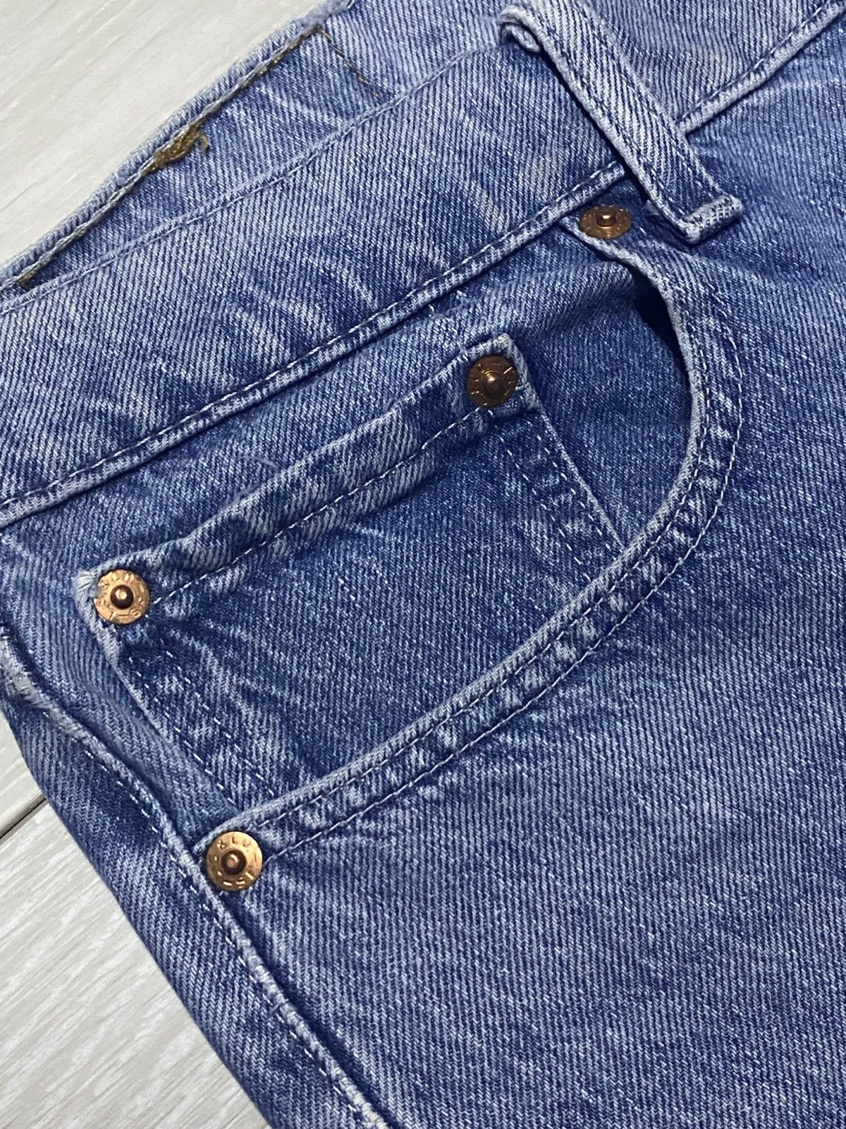 Levi's Vintage Levis 502 Y2K Carpenter Faded Wash Taperred Leg Jean Size US 32 / EU 48 - 9 Thumbnail