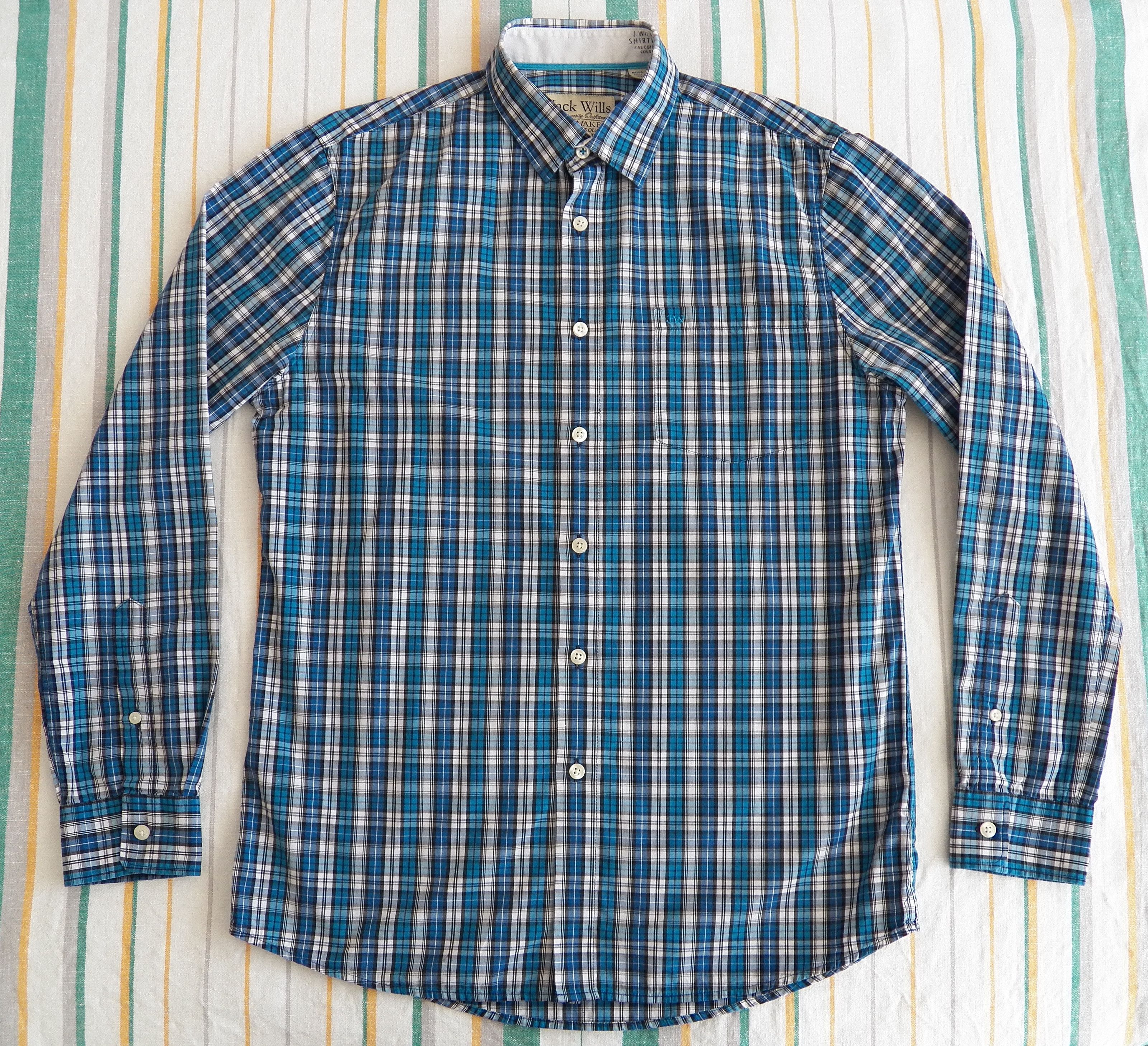 Jack Wills Jack Wills Mens Shirt Size M plaid check cotton Long Sleeve Size US M / EU 48-50 / 2 - 1 Thumbnail