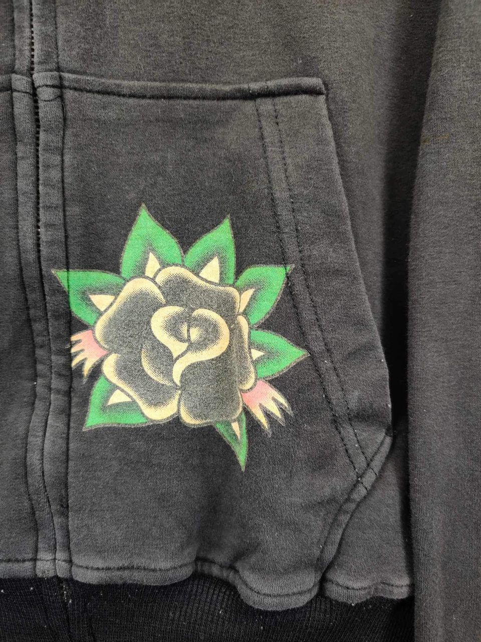 Ed Hardy Vintage Ed Hardy Christian Audigier Zipper Hoodie Size US XL / EU 56 / 4 - 8 Thumbnail