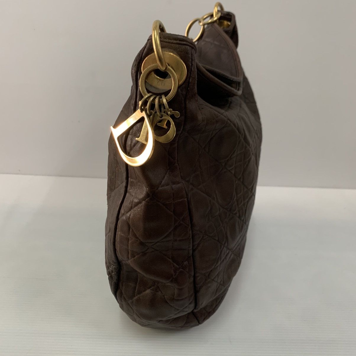 Christian Dior Monsieur Christian Dior Leather Shoulder Bag Size ONE SIZE - 4 Thumbnail