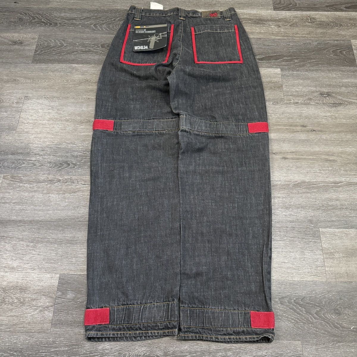 JNCO × Southpole × Vintage Vintage Y2K Godbody baggy Southpole MF+G style black jeans Size US 34 / EU 50 - 2 Thumbnail