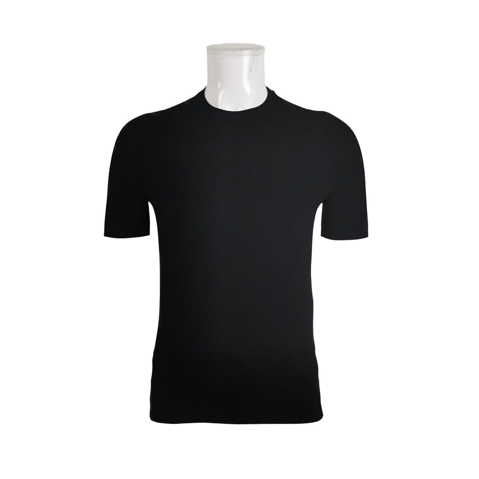 Fendi Fendi Ribbed Short Sleeve Knit Sweater Size 48 Size US M / EU 48-50 / 2 - 1 Thumbnail