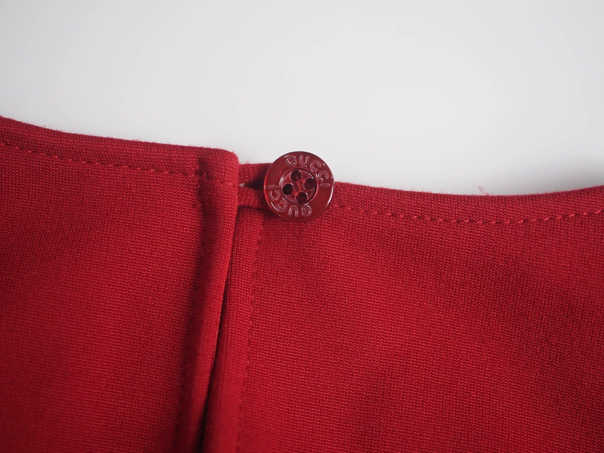 Gucci GUCCI Red and Black Contrast Sleeveless Dress, Size S Size S / US 4 / IT 40 - 4 Thumbnail