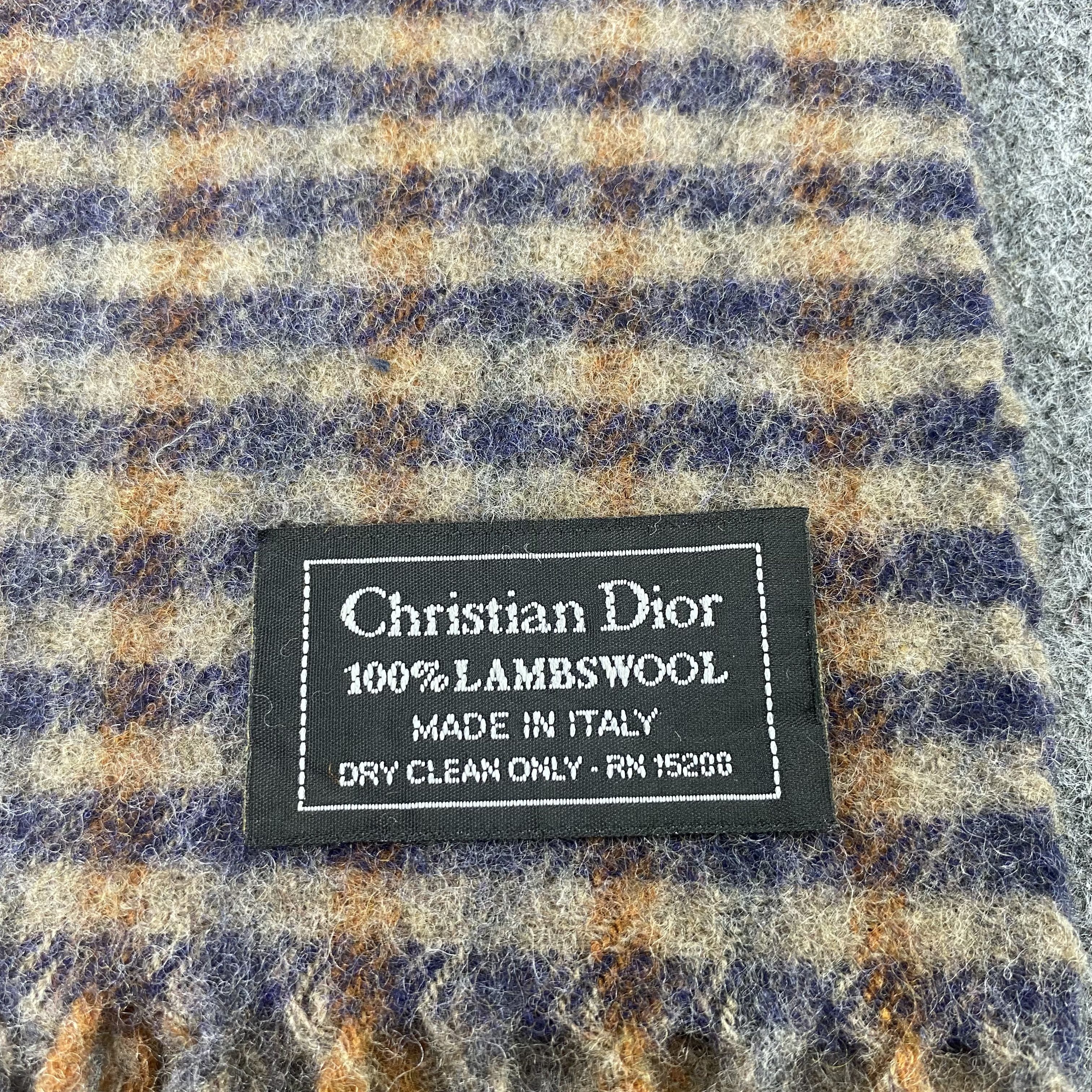 Christian Dior Monsieur Christian Dior Scarf / Muffler / Neckwear -T1112 Size ONE SIZE - 5 Thumbnail