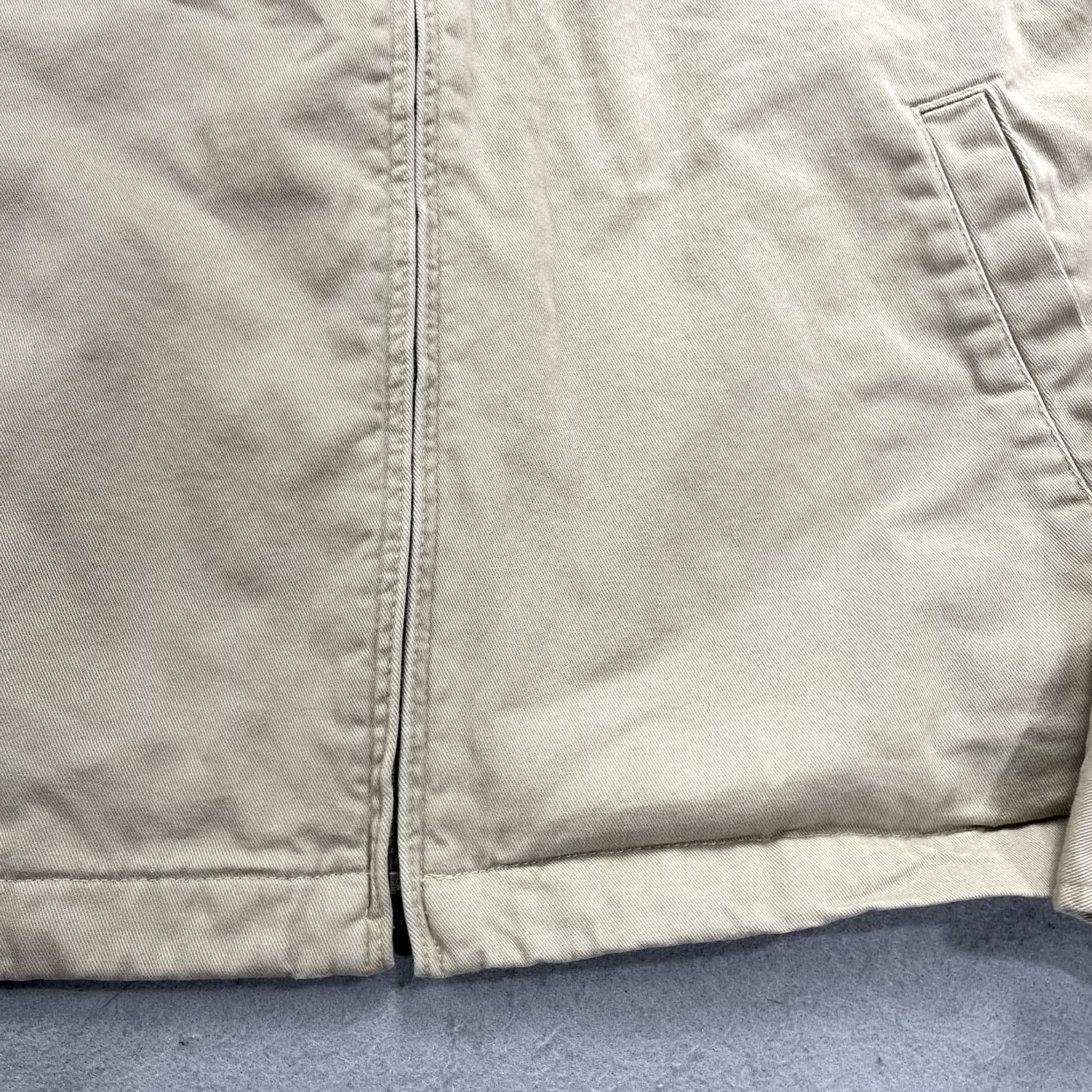 Polo Ralph Lauren VINTAGE Polo Ralph Lauren Jacket Mens XL Beige Cotton Bomber Zip Preppy 90s Size US XXL / EU 58 / 5 - 5 Thumbnail