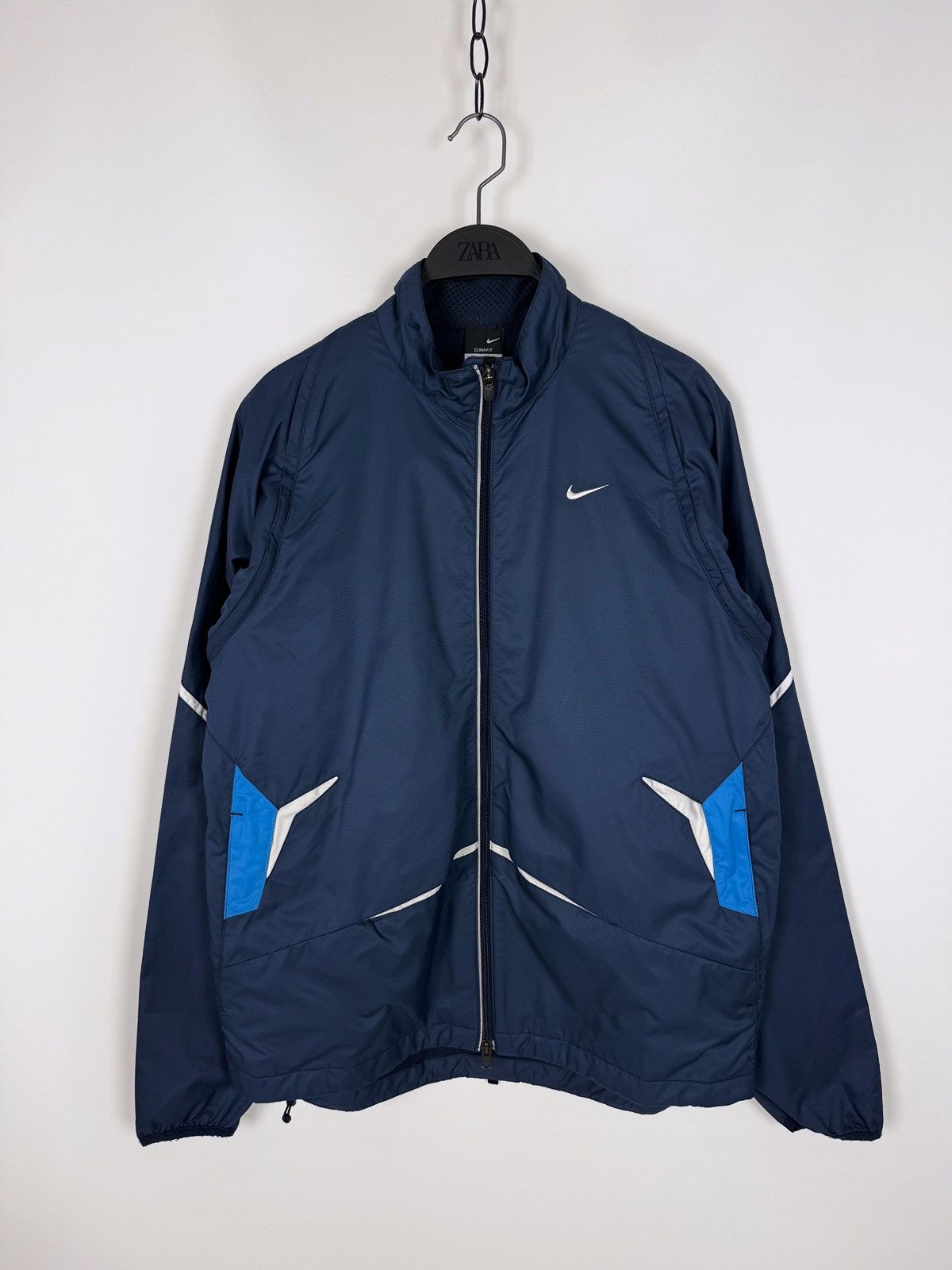 Nike Y2K Vintage Nike 2in1 Paneled Nylon Vented Running Jacket Size US M / EU 48-50 / 2 - 3 Thumbnail