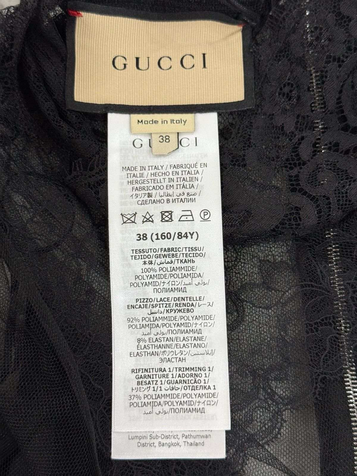 Gucci Gucci Black Tulle Lace Shirt Size XS / US 0-2 / IT 36-38 - 5 Thumbnail