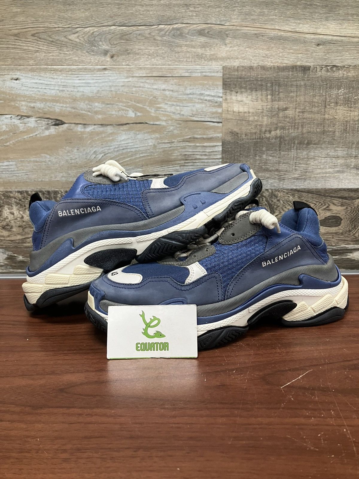 Balenciaga × Designer Balenciaga Triple S Cool Blue Grey Size 10  