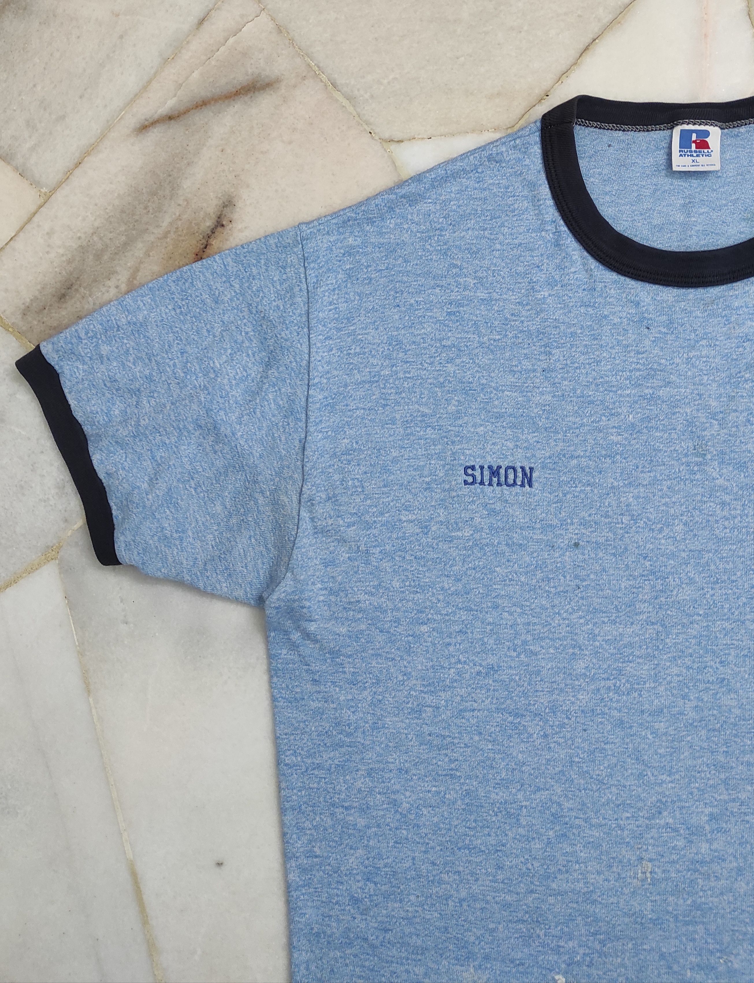 Sports Specialties Vintage 80's USAFA CLUB TRIBLEND RAYON TEE Size US XL / EU 56 / 4 - 8 Thumbnail