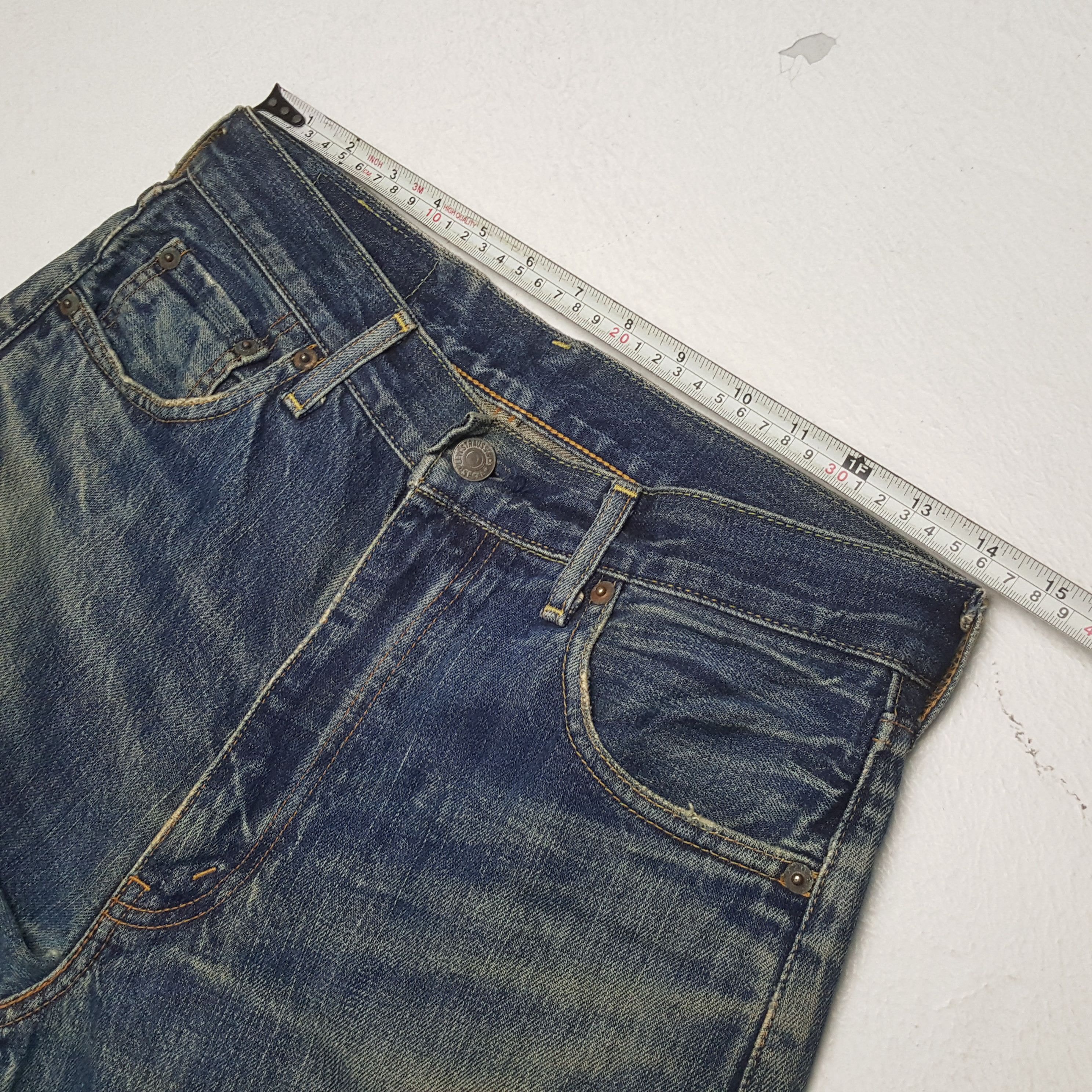 Levi's × Vintage LEVI'S Big E Selvedge Streetwear Style Distressed Jeans Size US 28 / EU 44 - 7 Thumbnail