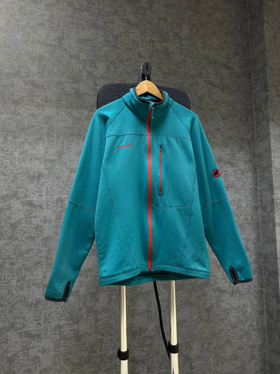 Mammut × Vintage Vintage Mammut Polartec Outdoor Zip Hoodie Big Logo Size US XL / EU 56 / 4 - 3 Thumbnail