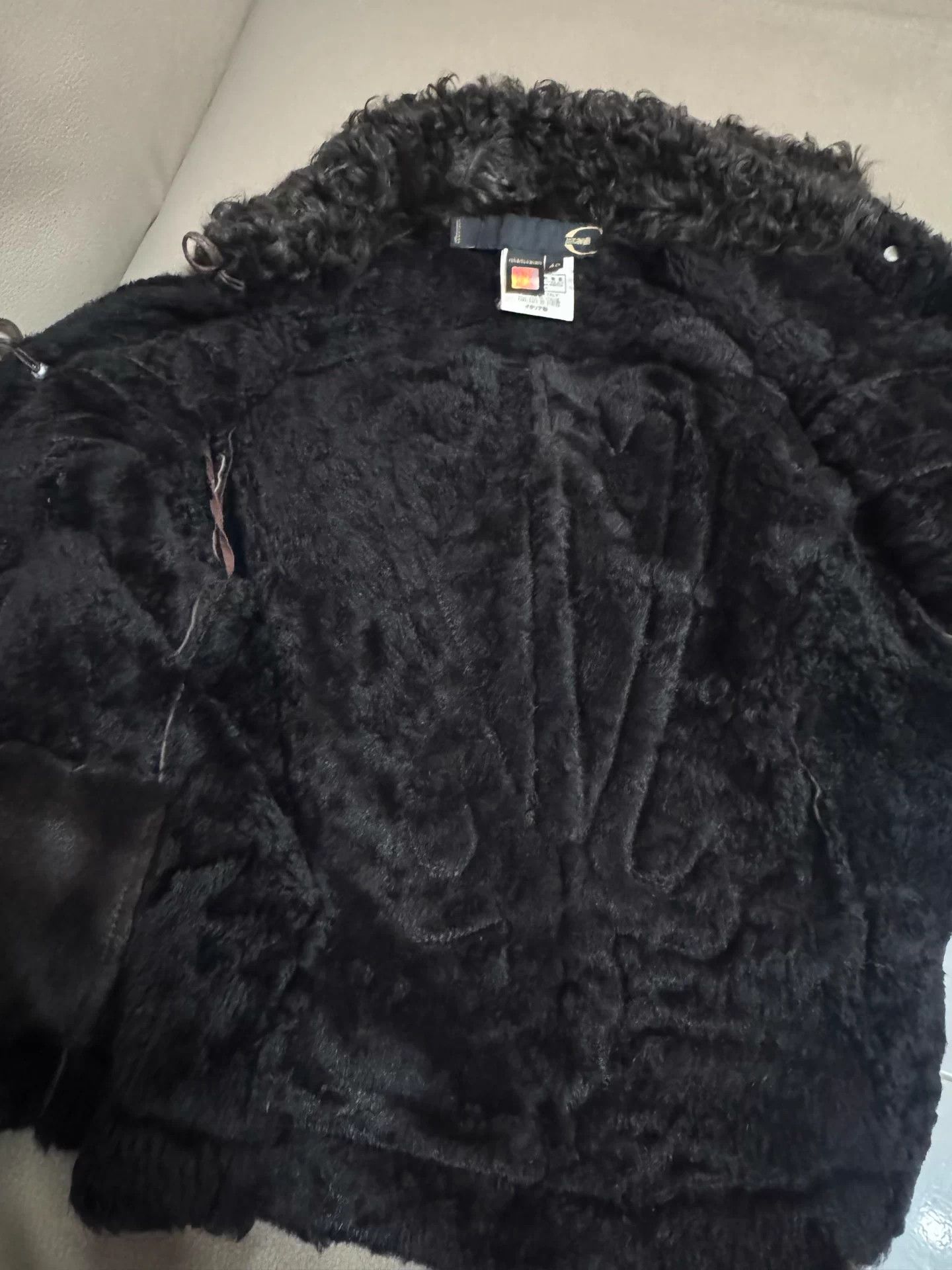 Just Cavalli JastCavalii Deep Brown Deerskin Shearling Jacket Italy 40 Size M / US 6-8 / IT 42-44 - 7 Thumbnail