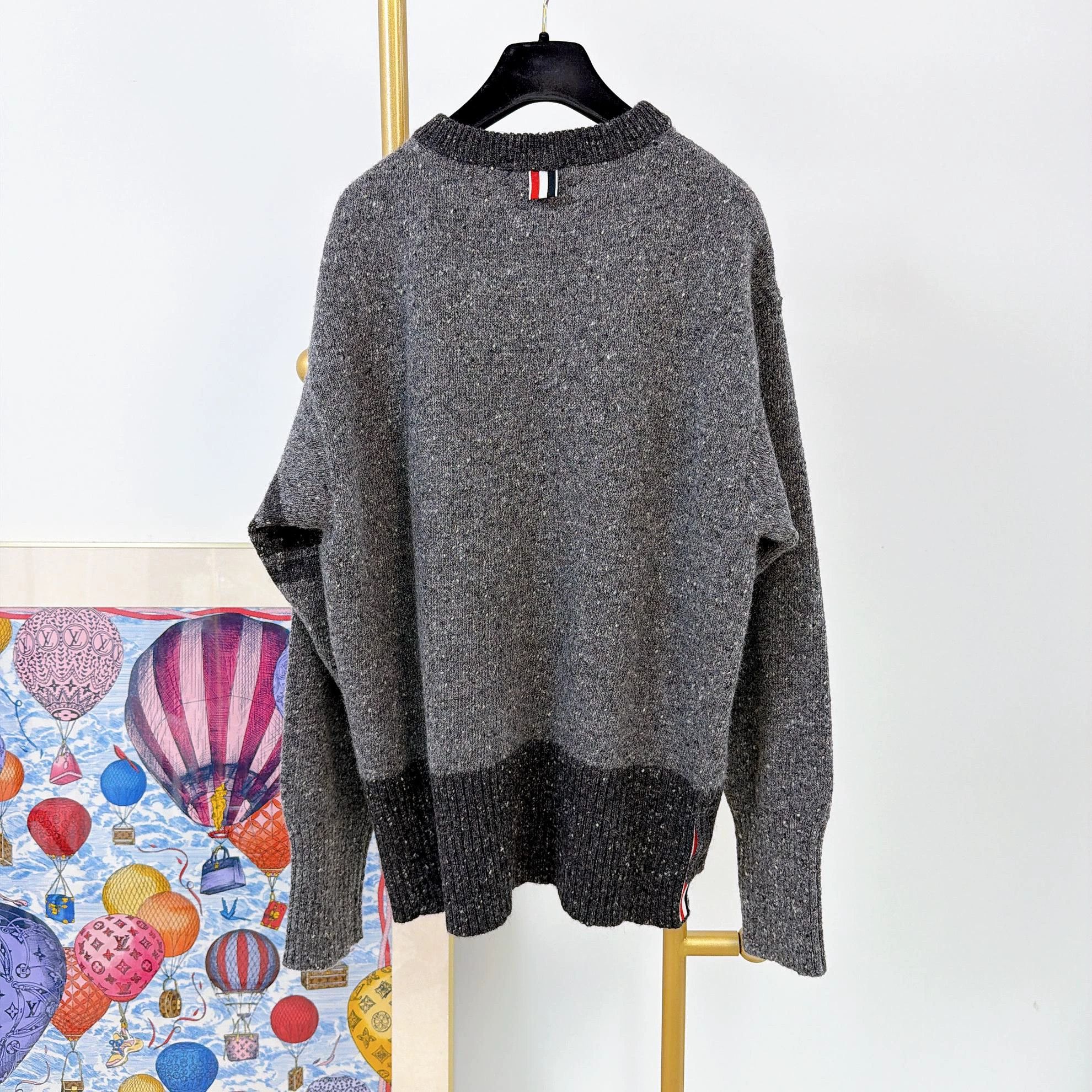 Thom Browne Thom Browne Gray Pullover 4 New w/ Tags Size S / US 4 / IT 40 - 2 Thumbnail