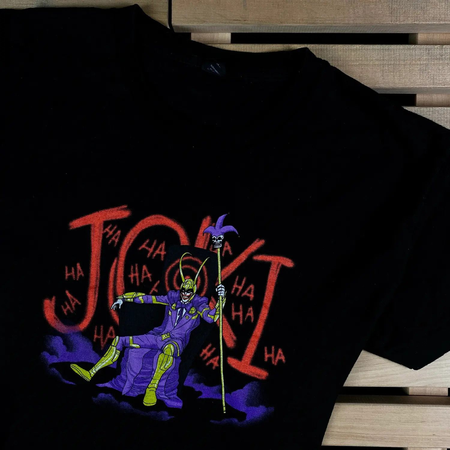 DC Mens Vintage T Shirt Joker Ha Ha Ha Size L Size US L / EU 52-54 / 3 - 2 Thumbnail