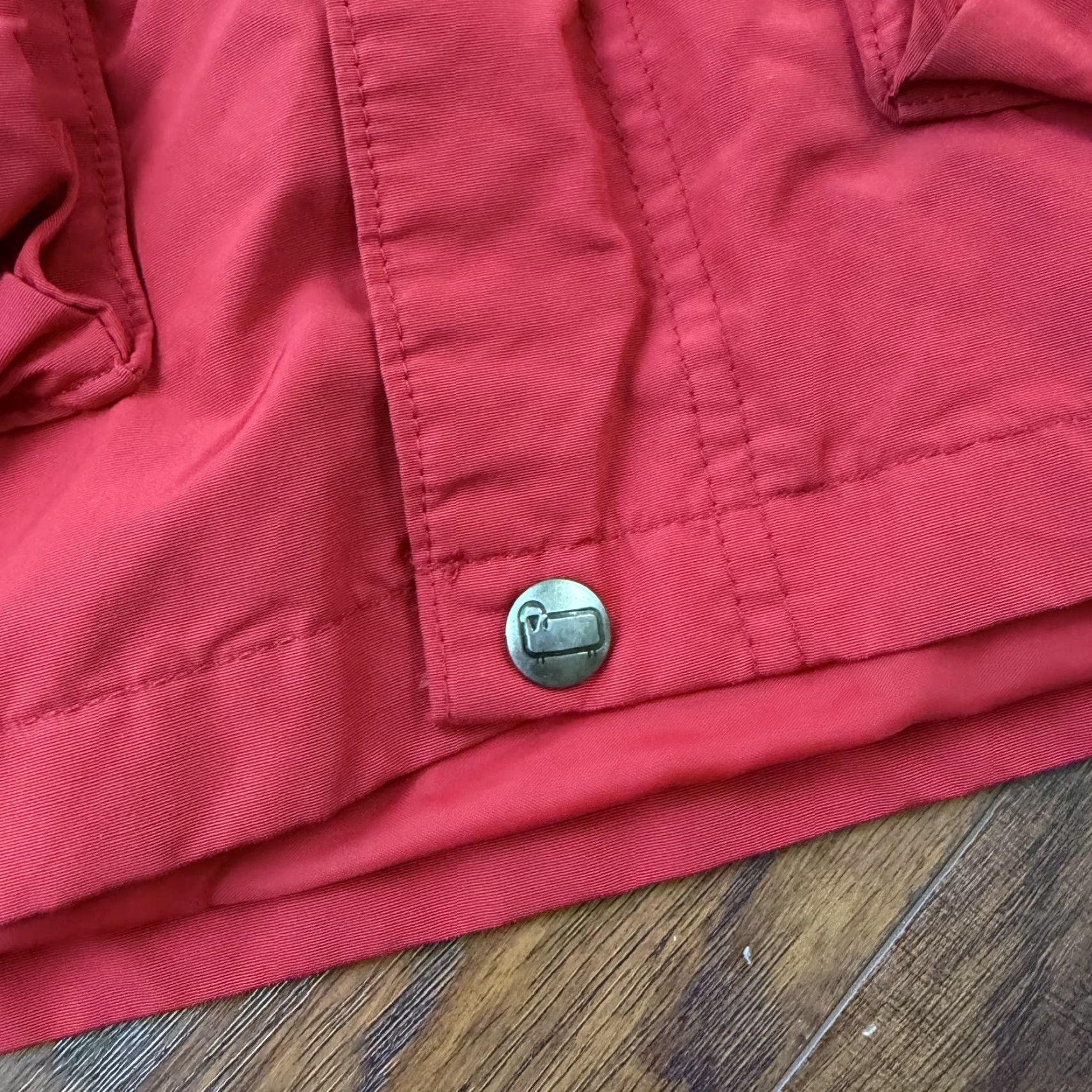 Vintage VINTAGE Woolrich Jacket Womens L Red Hooded Full Zip Pockets Wool Lined Woolrich Rain Coat Outdoor USA Red Woolrich Jacket Womens L Size L / US 10 / IT 46 - 5 Thumbnail