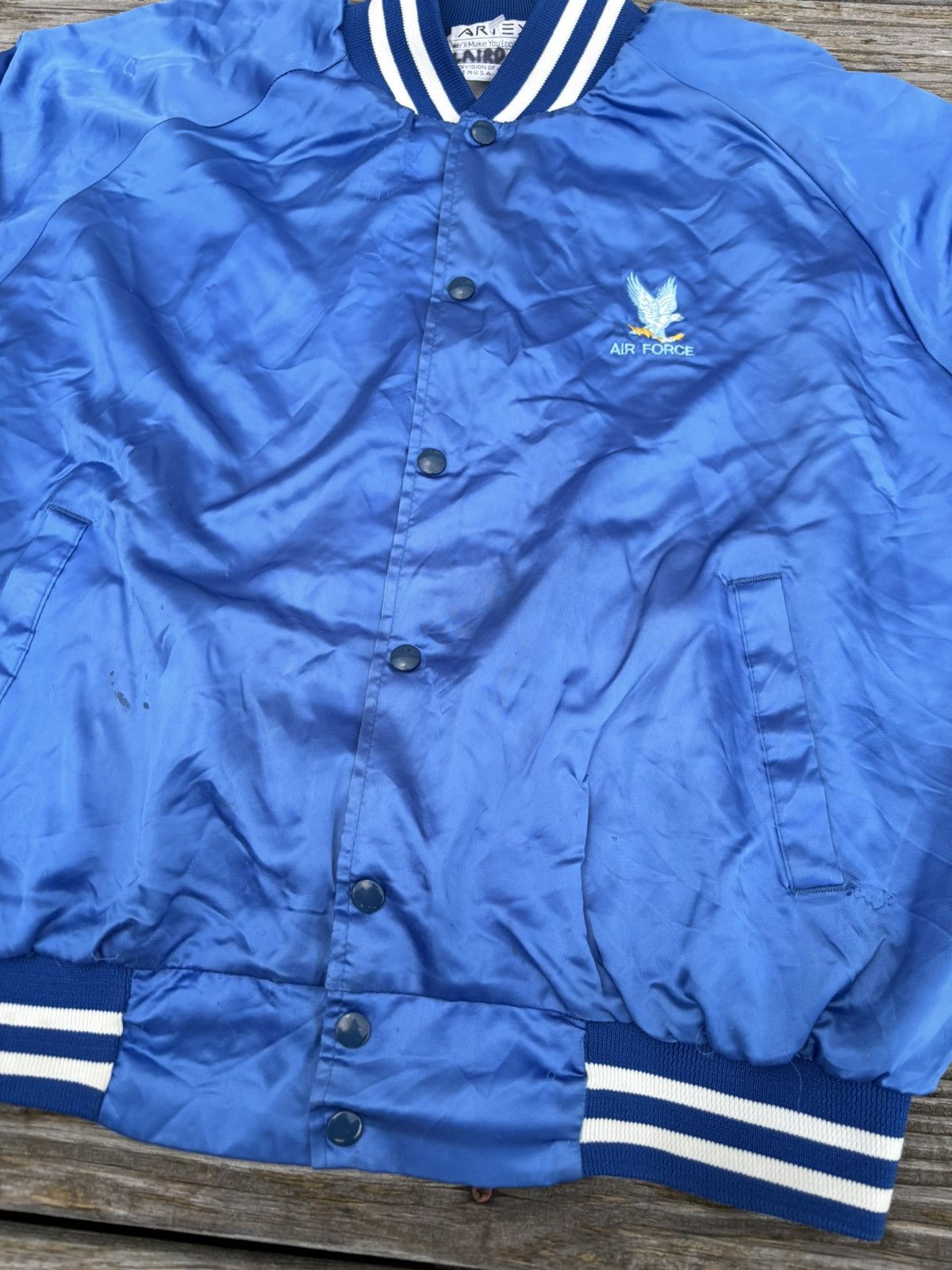 Vintage Vintage 80s/70s US Air Force satin jacket Size US XL / EU 56 / 4 - 8 Thumbnail
