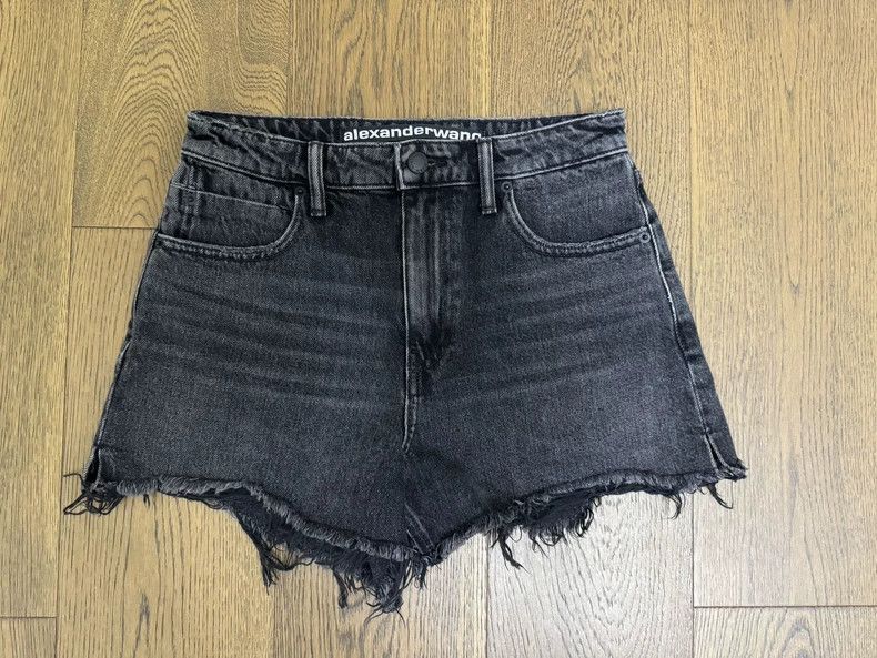 Alexander Wang Alexander Wang Classic Bite Denim Shorts- Size 26" / US 2 / IT 38 - 1 Thumbnail