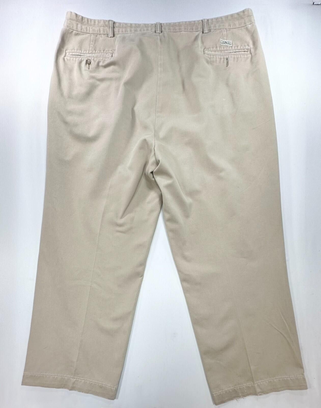 Polo Ralph Lauren Polo Ralph Lauren Pleated Straight Chinos Brown Mens 40/28 Size US 40 / EU 56 - 2 Thumbnail