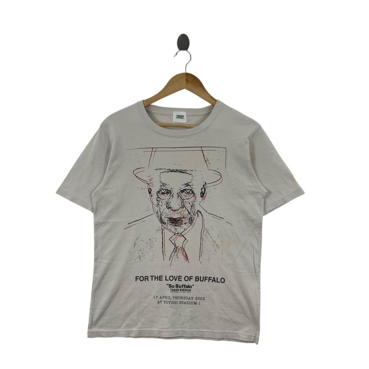 Takeo Kikuchi Vintage TAKEO KIKUCHI x RAY PETRI Buffalo Homage Tee Shirt Size US S / EU 44-46 / 1 - 4 Thumbnail
