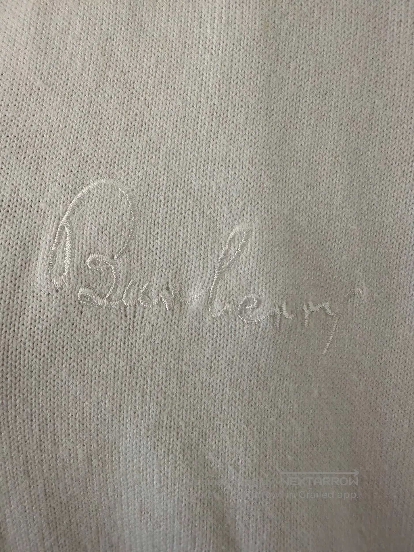 Burberry Burberry Women's White V. Size L / US 10 / IT 46 - 3 Thumbnail