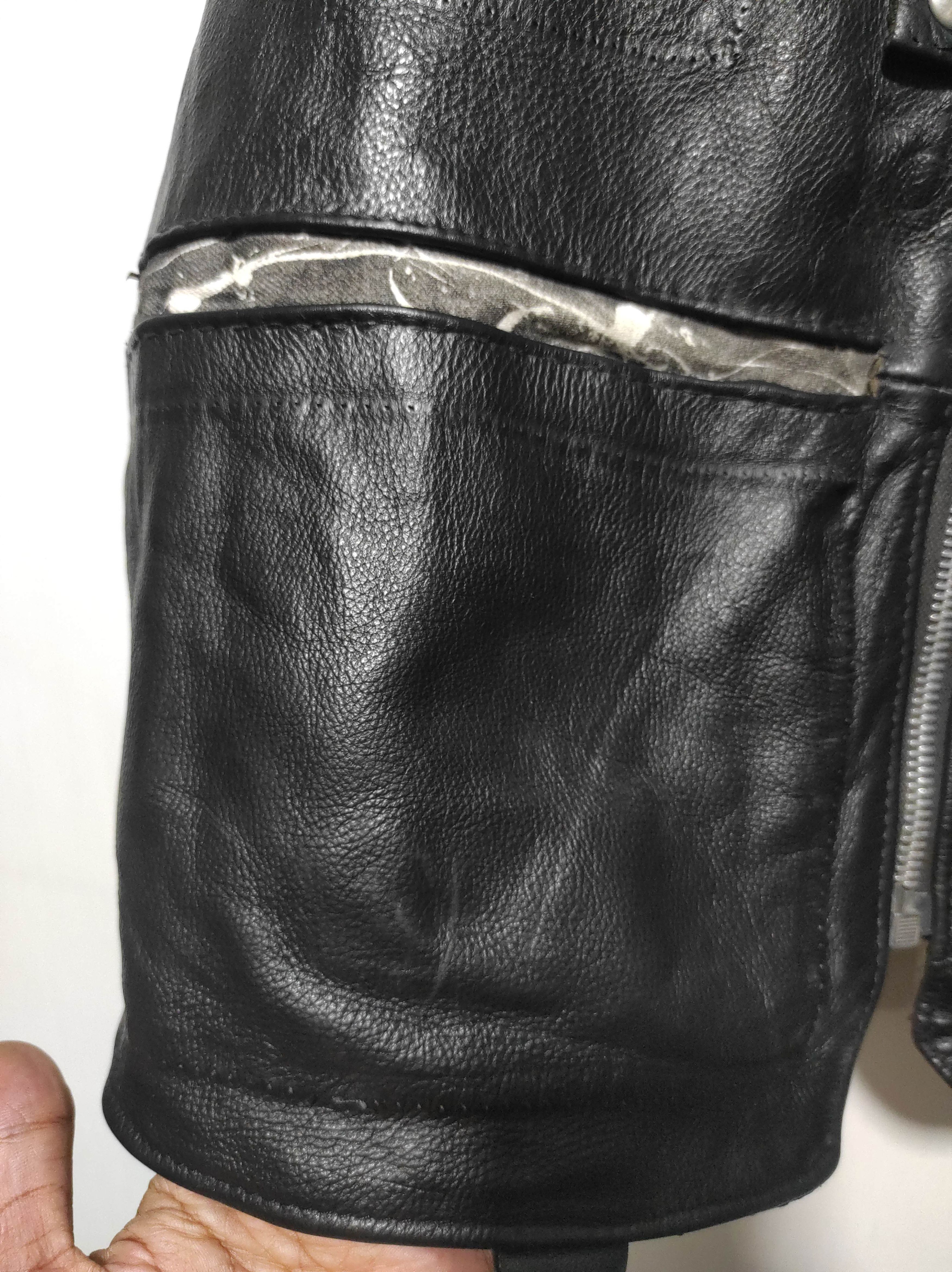 Leather Vintage Overpell Motorcycle Leather Vest Jacket Size US L / EU 52-54 / 3 - 9 Thumbnail