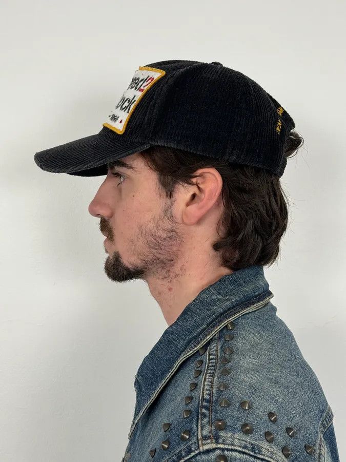 Dsquared2 Dsquared2 Punk Rock Brown Velvet Cap Size ONE SIZE - 3 Thumbnail