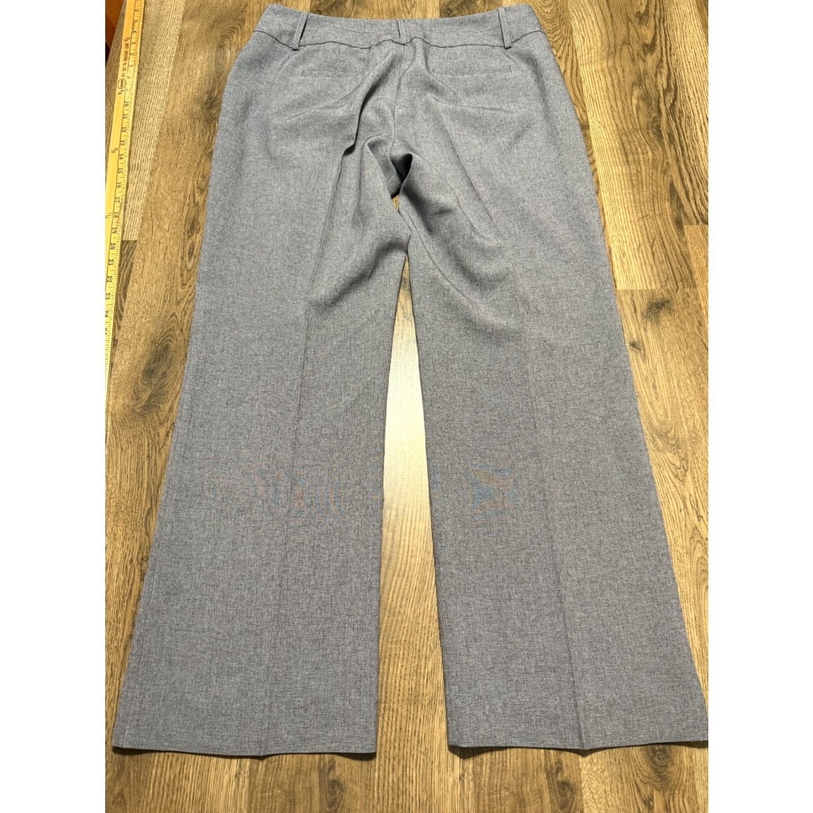 Apt. 9 APT. 9 Pants Women's Size 12 Gray Pleated Straight Leg Dress Pants Size 34" / US 12 / IT 48 - 2 Thumbnail