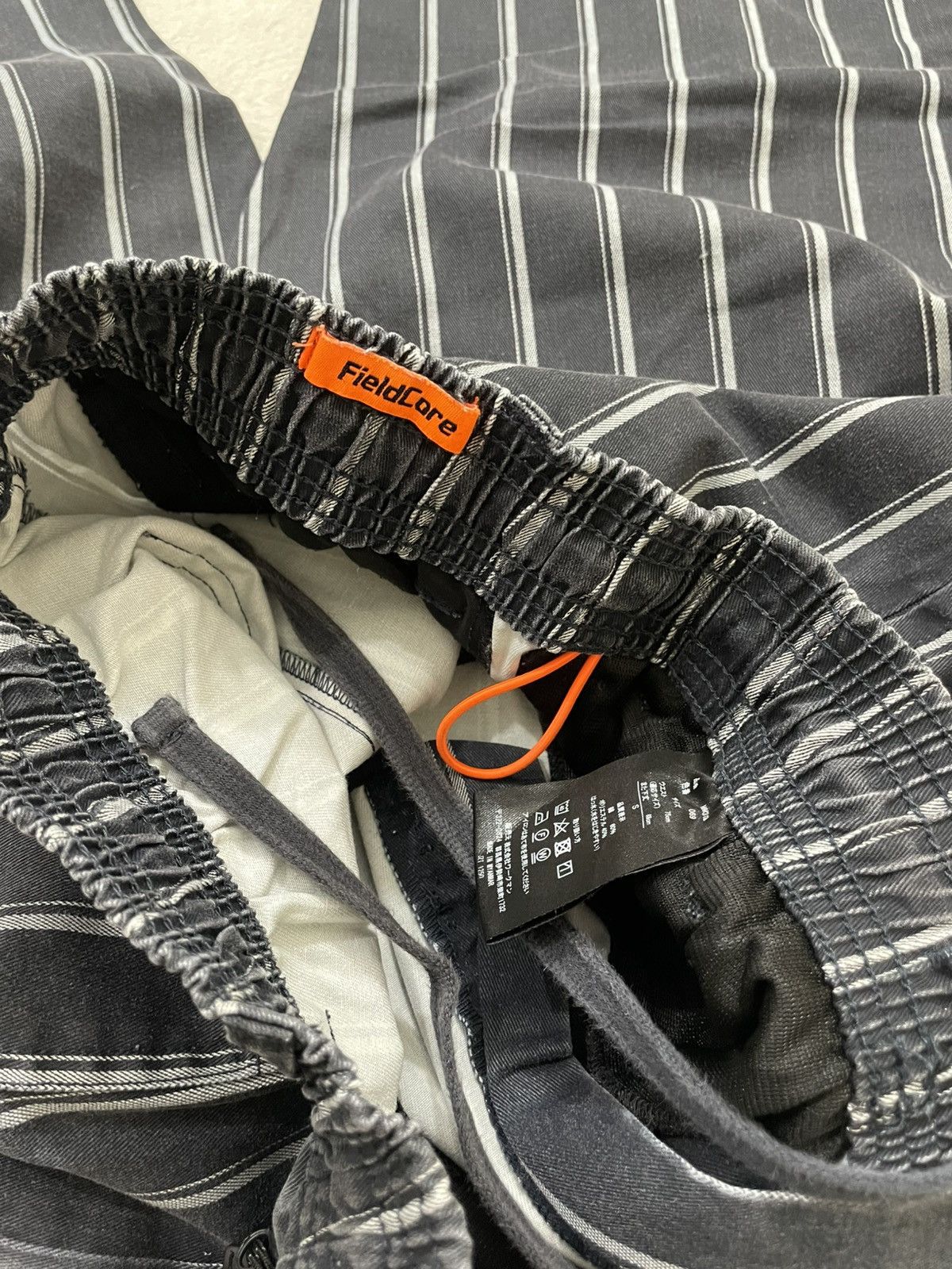 Hysteric Glamour FieldCore Striped Utility Pants - Elastic Waist Y2K Size US 30 / EU 46 - 6 Thumbnail