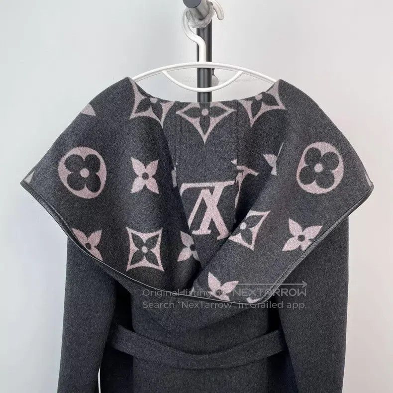 Louis Vuitton Louis Vuitton Long bathrobe coat in dark grey with full pr Size XS / US 0-2 / IT 36-38 - 8 Thumbnail