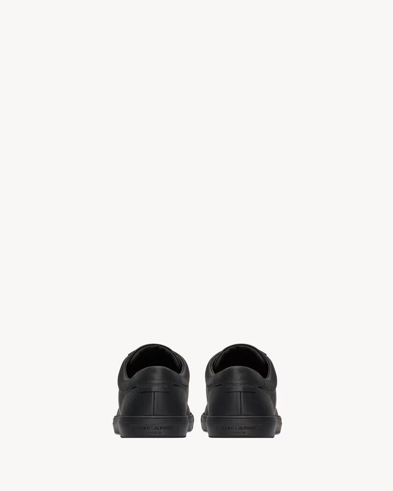 Saint Laurent Paris o1bcso1str1224 Andy Sneakers In Leather in Black Size US 9 / EU 42 - 4 Thumbnail