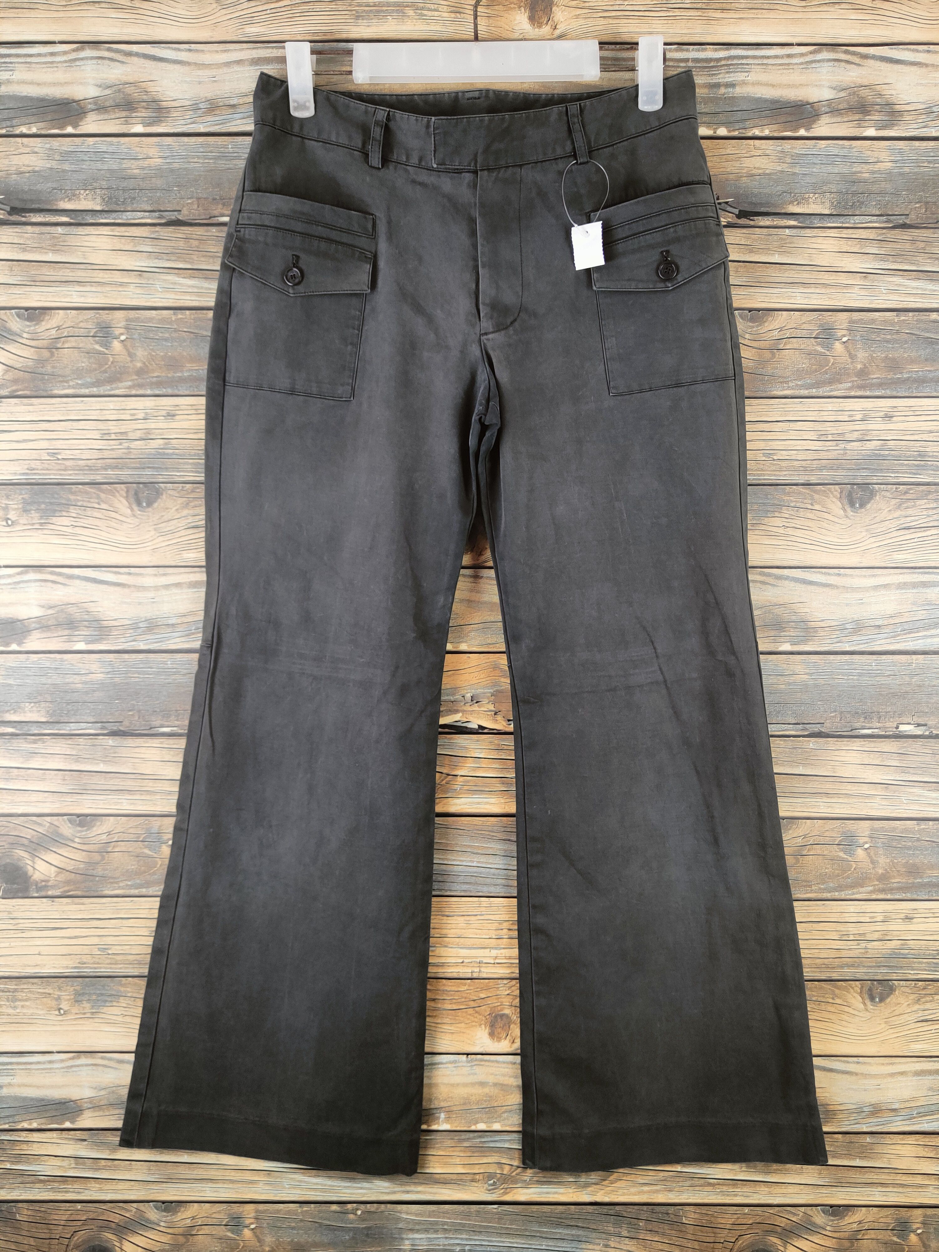 Japanese Brand DL Vingt-trois Black Faded Multipocket Casual Pants #46-309 Size 27" / US 4 / IT 40 - 1 Thumbnail
